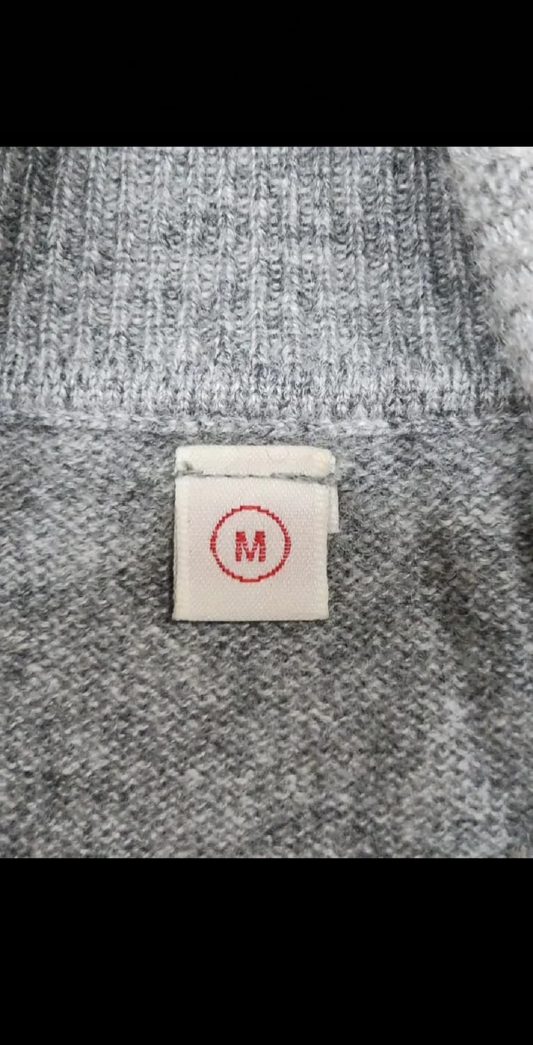 (S) 목폴라 캐시미어 니트 그레이 터틀넥 스웨터 무지  상품이미지3