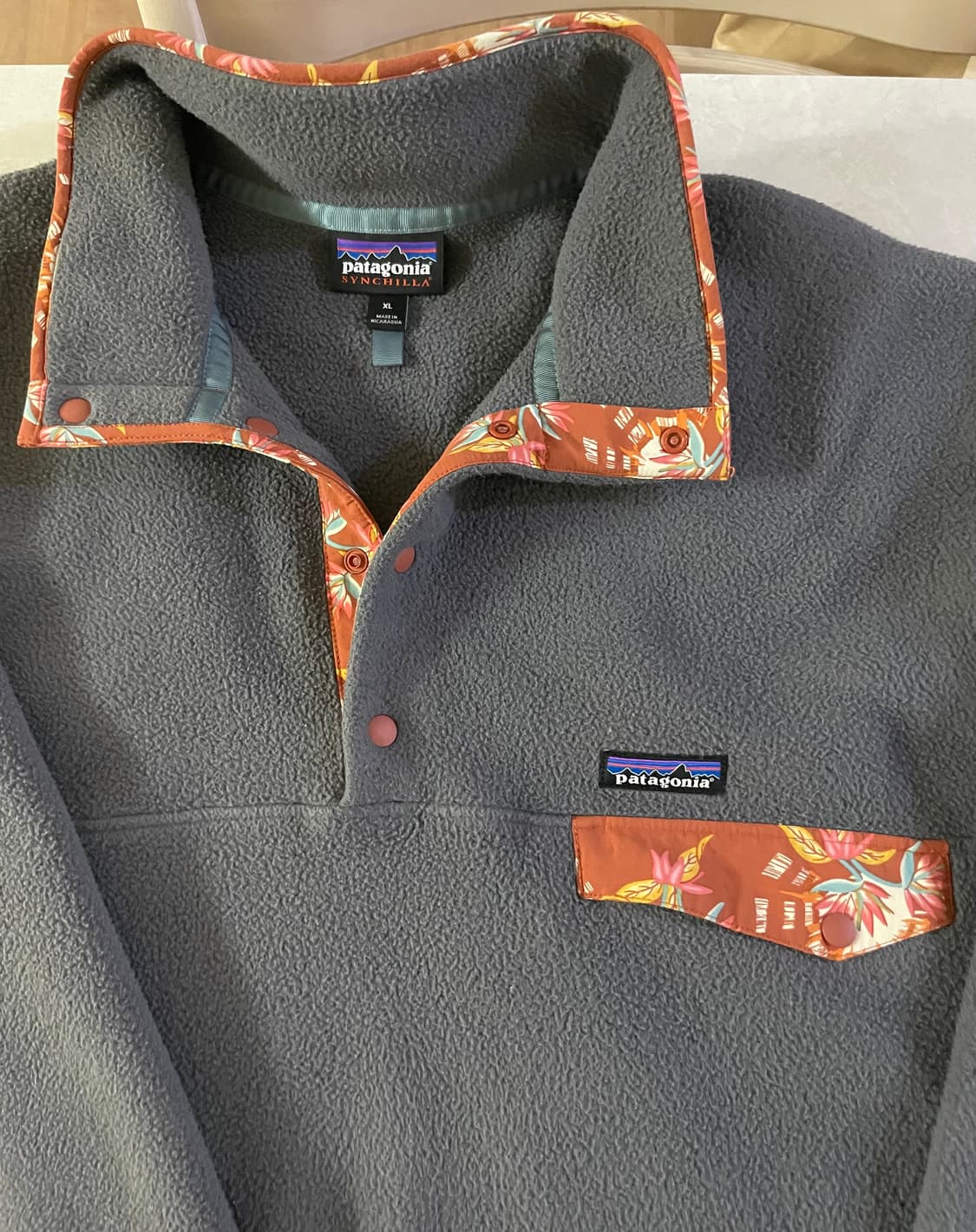 파타고니아 신칠라 포지그레이 남성 XL 라이트웨이트 상품이미지2