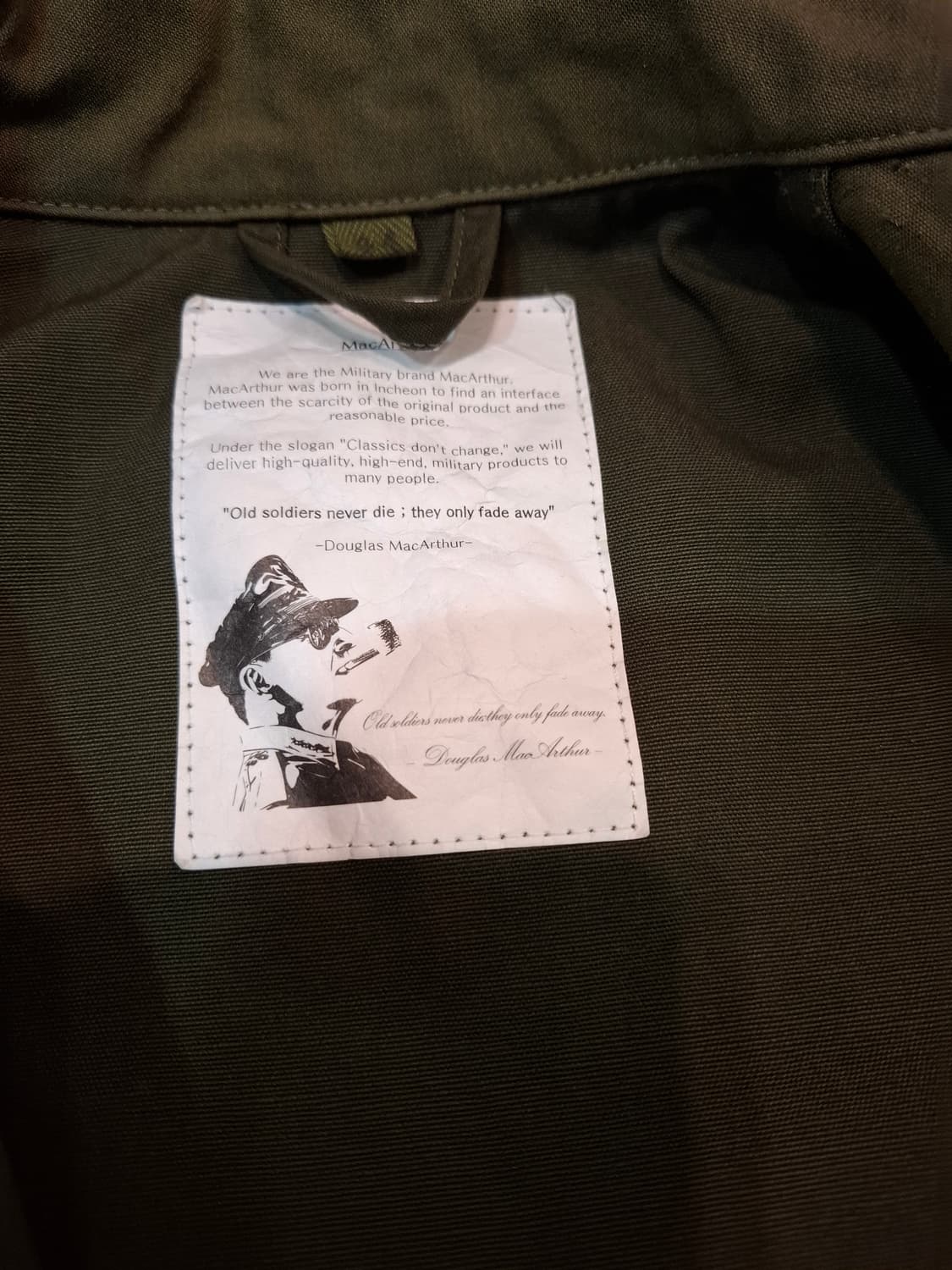맥아더미군 WW-2 M-43필드야상 상품이미지6