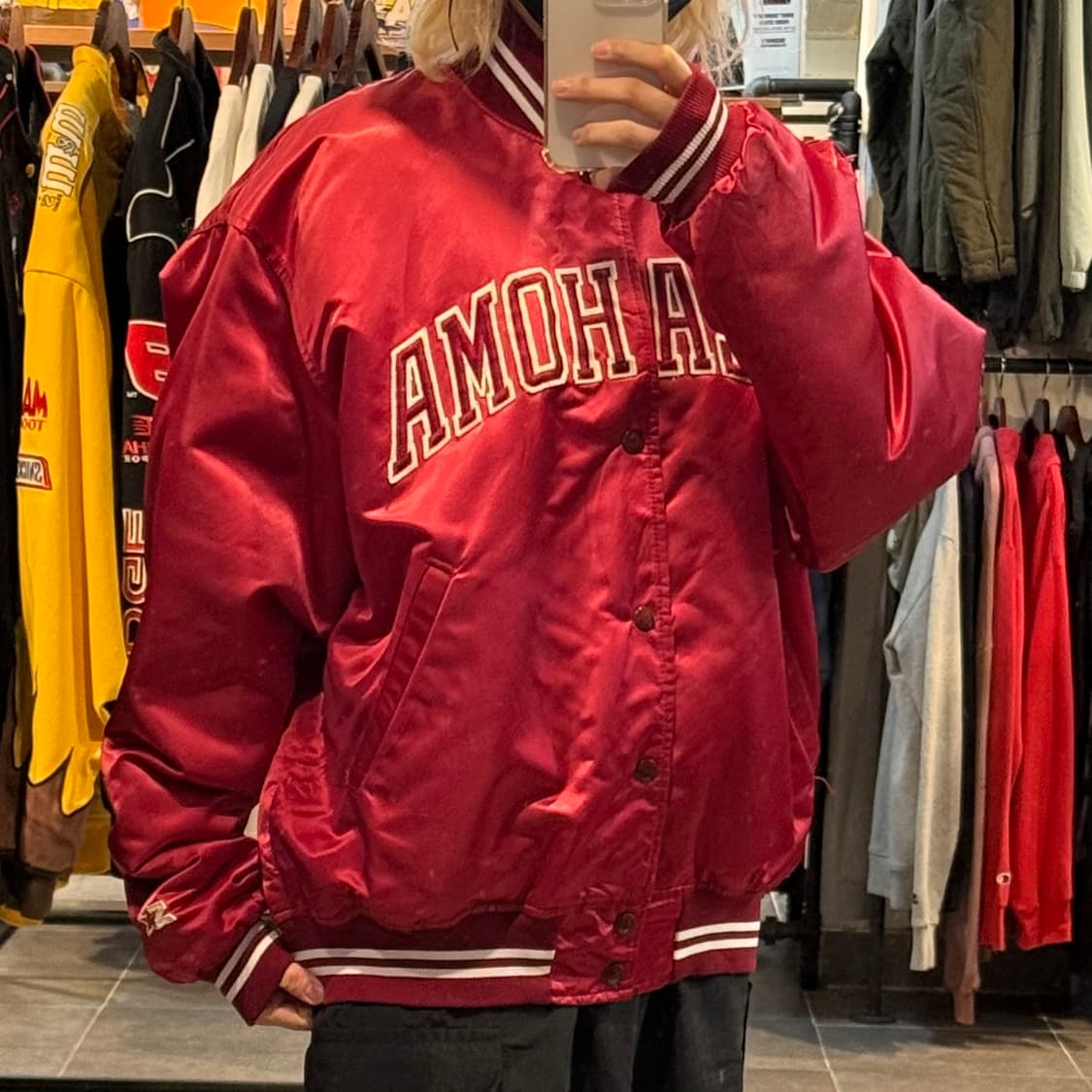 [NO.9]Starter 새틴 바시티 자켓 상품이미지4