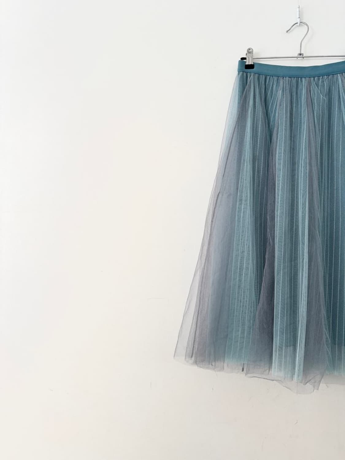 3 layer pannel tulle skirt / mint 상품이미지3