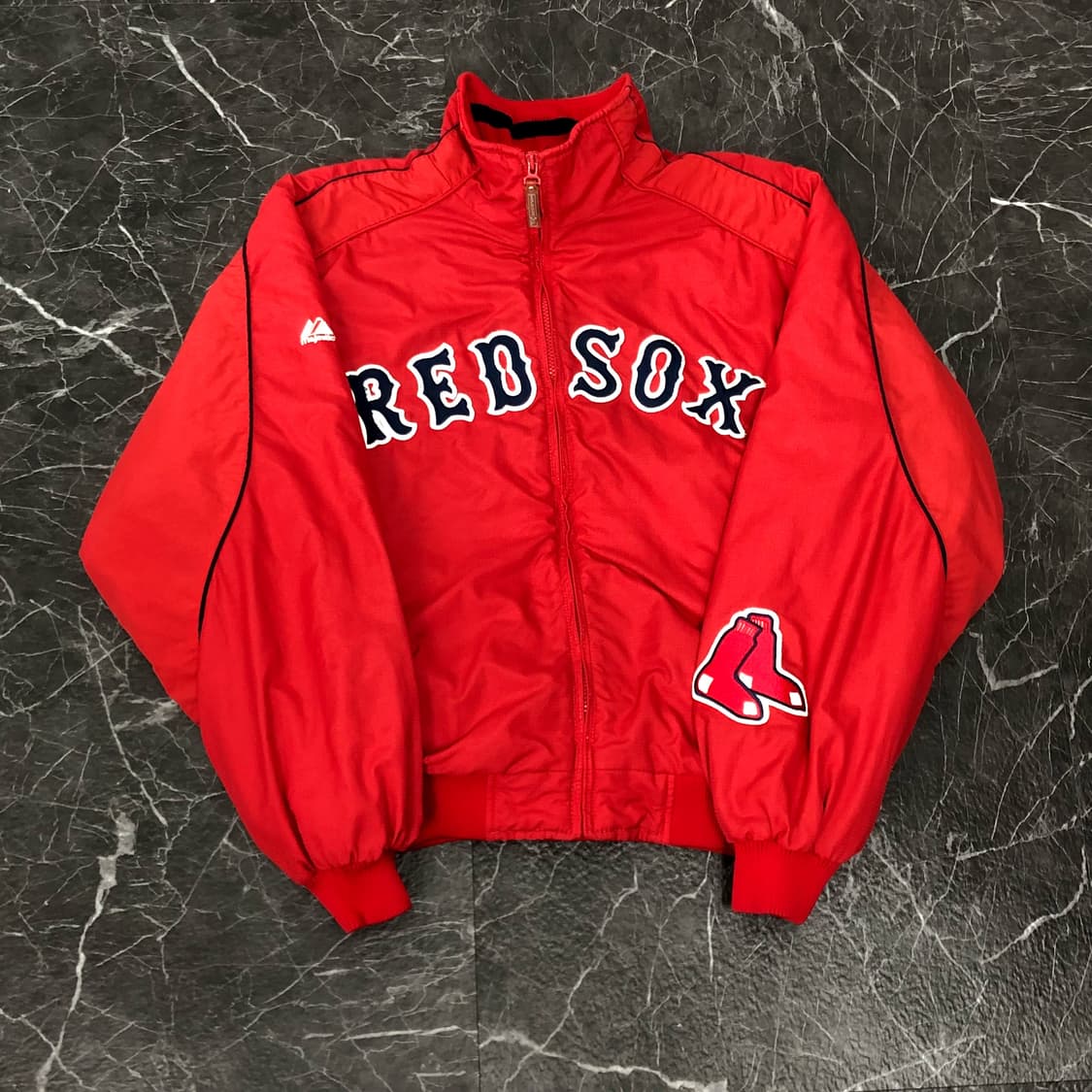 M(XL) 마제스틱 보스턴 레드삭스 바시티 자켓 상품이미지4