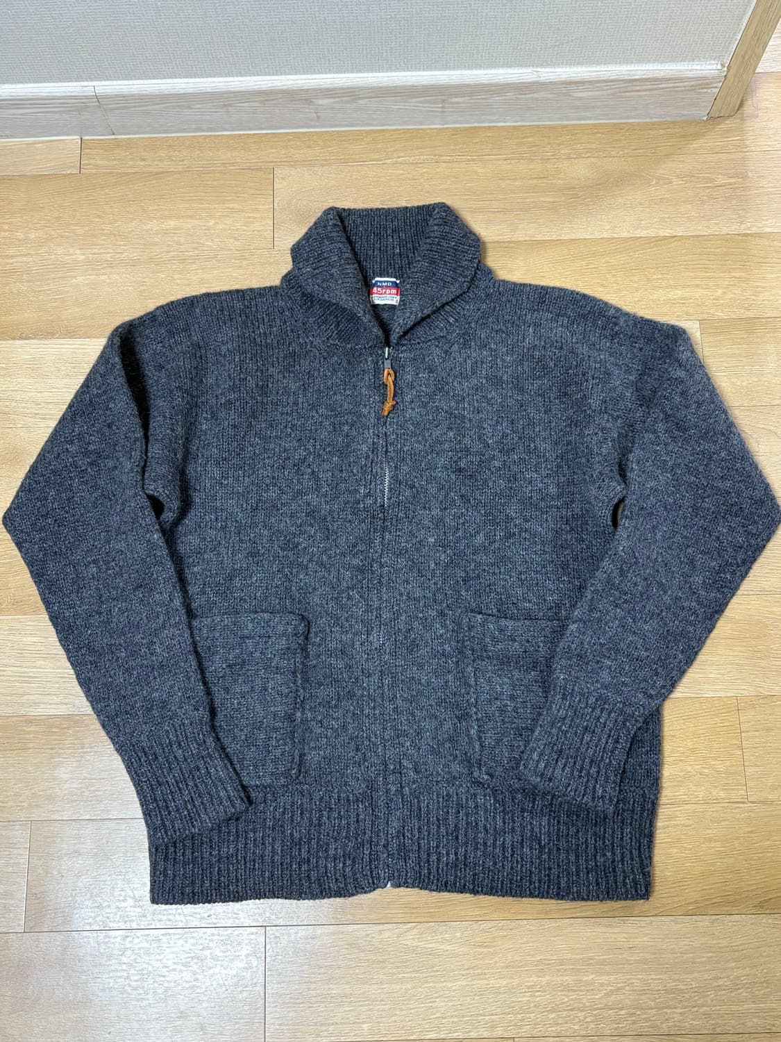 45rpm 니트 숄카라 코위찬 집업 캐피탈 비즈빔 상품이미지1