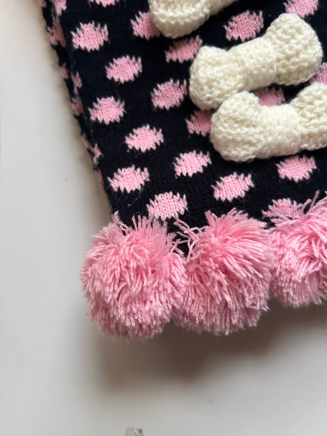 리본 땡땡이 머플러  상품이미지2