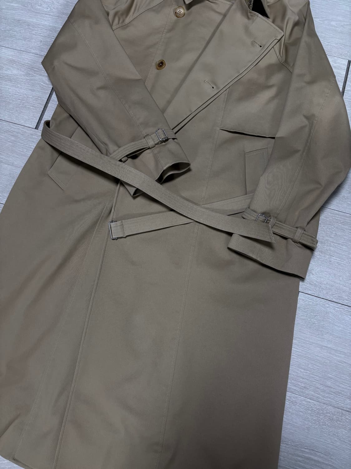 유스 youth 벨티드 트렌치 코트 (m) 상품이미지8