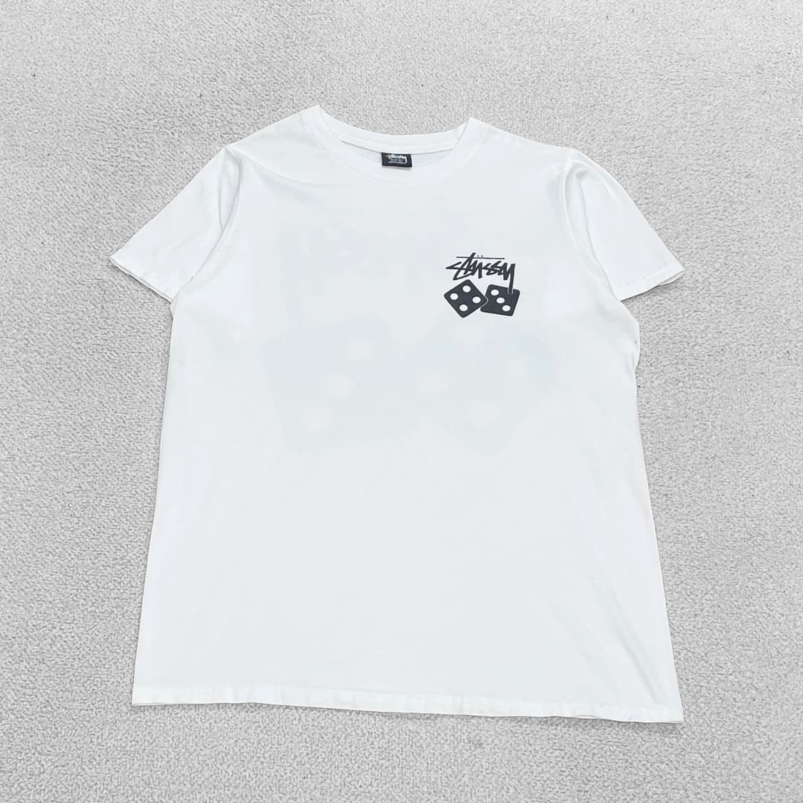 스투시 Stussy 다이스 반팔티 화이트 상품이미지2