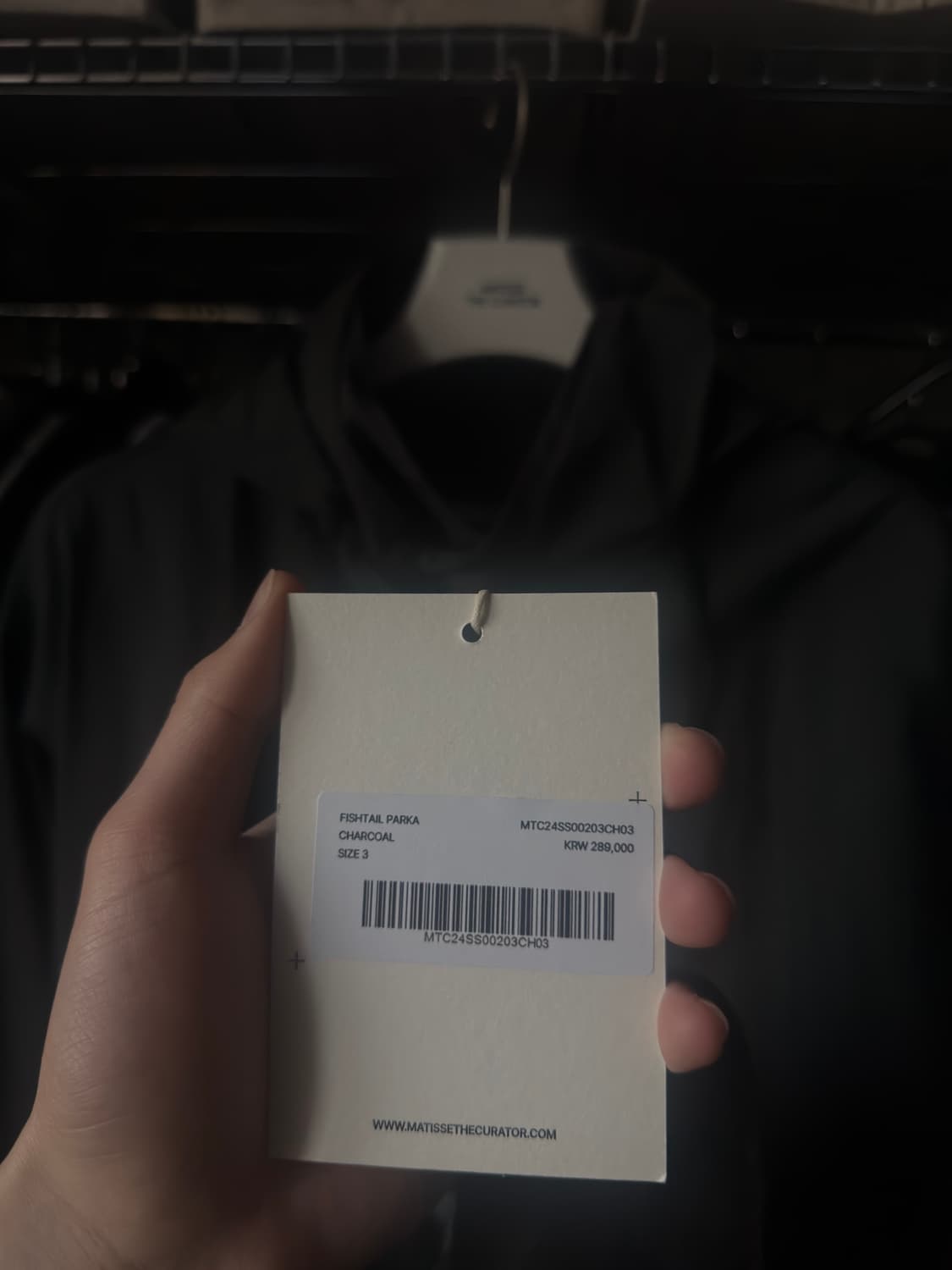 (새상품)마티스 더 큐레이터 피시테일 차콜3 상품이미지3
