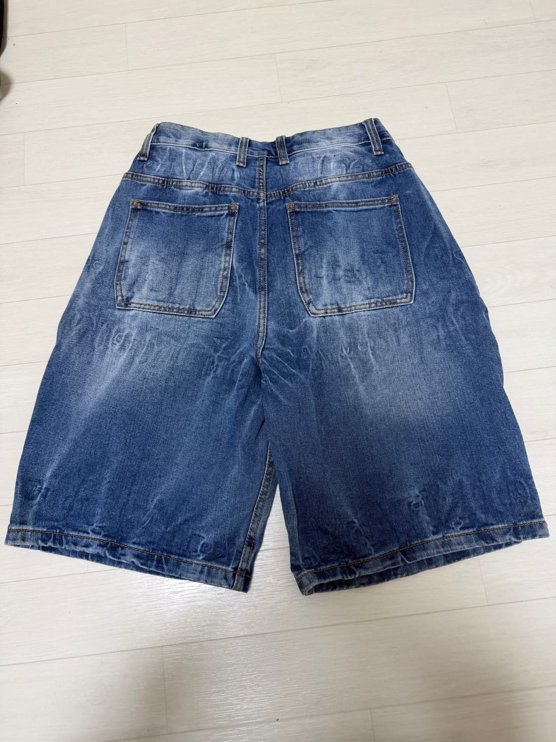 밀로 아카이브 데님 버뮤다 팬츠 미드 블루 S 상품이미지8