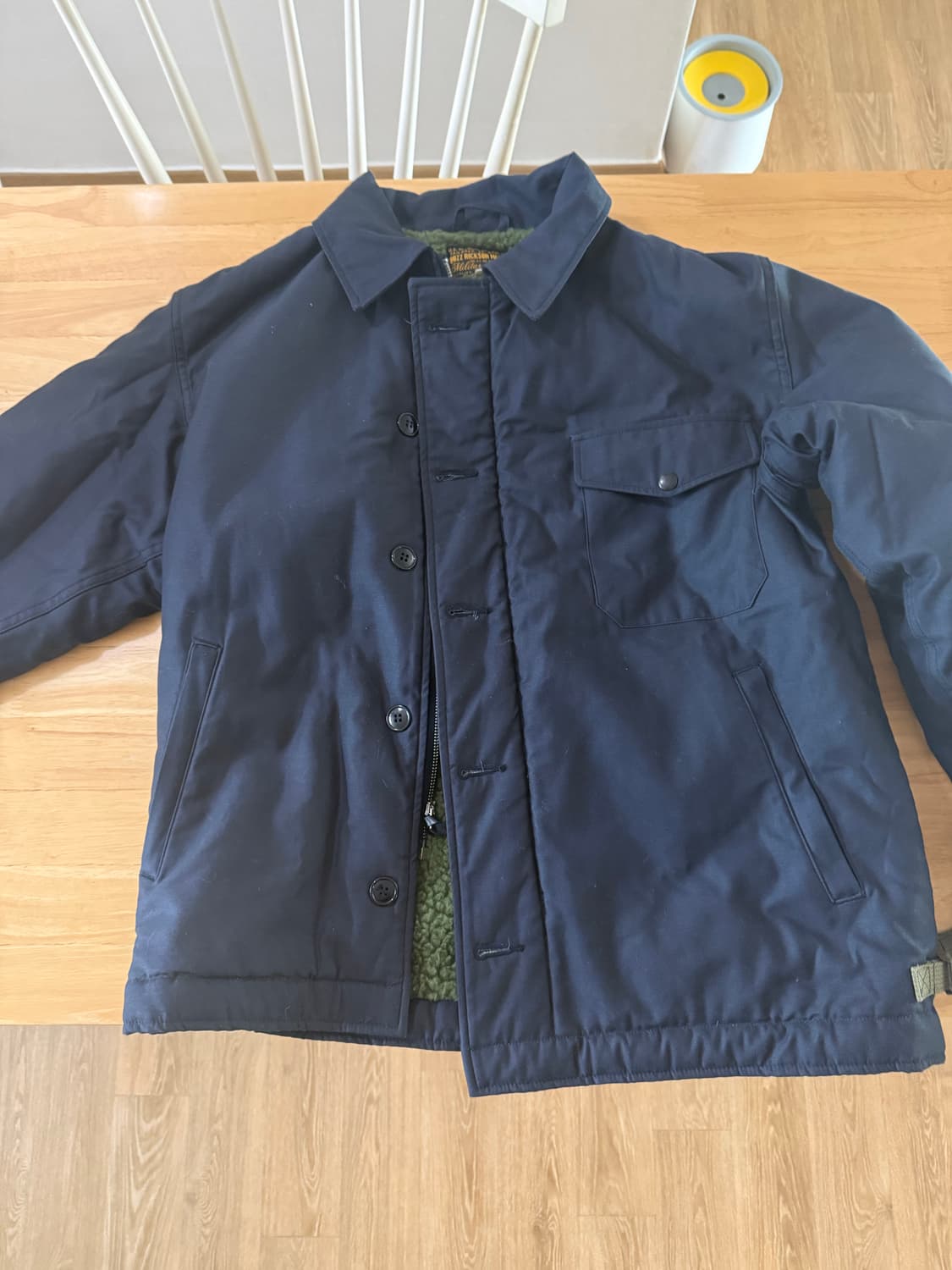 버즈릭슨 A-2 데크 자켓 (42, 네이비) 상품이미지1