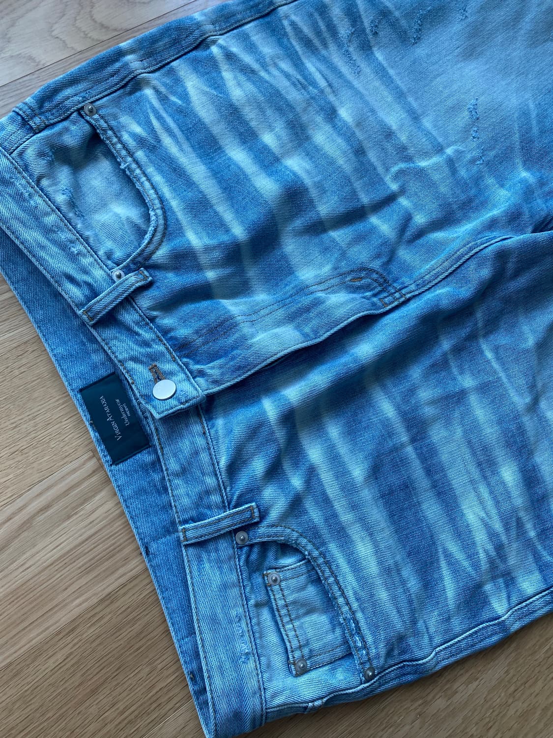 언더마이카 연청 플레어진 상품이미지3