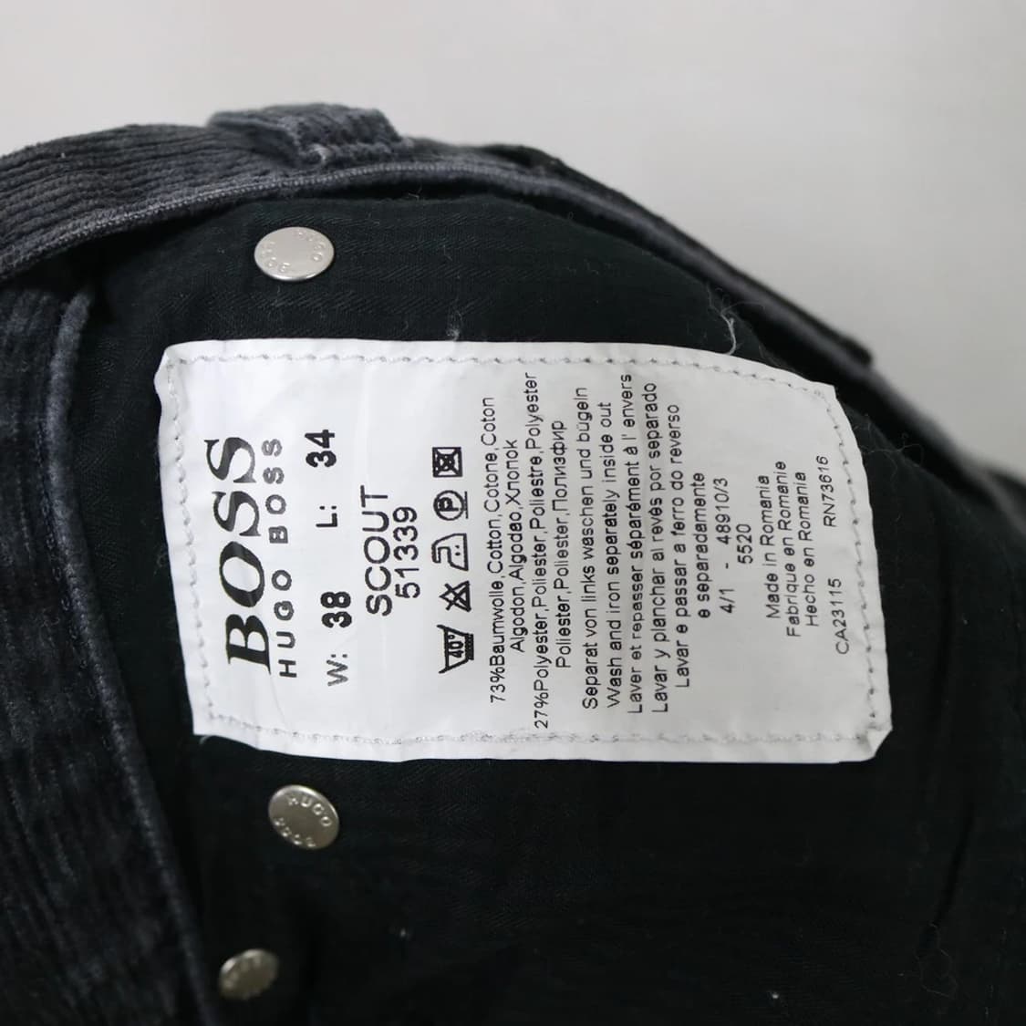 휴고보스 골덴 팬츠 60996 상품이미지9