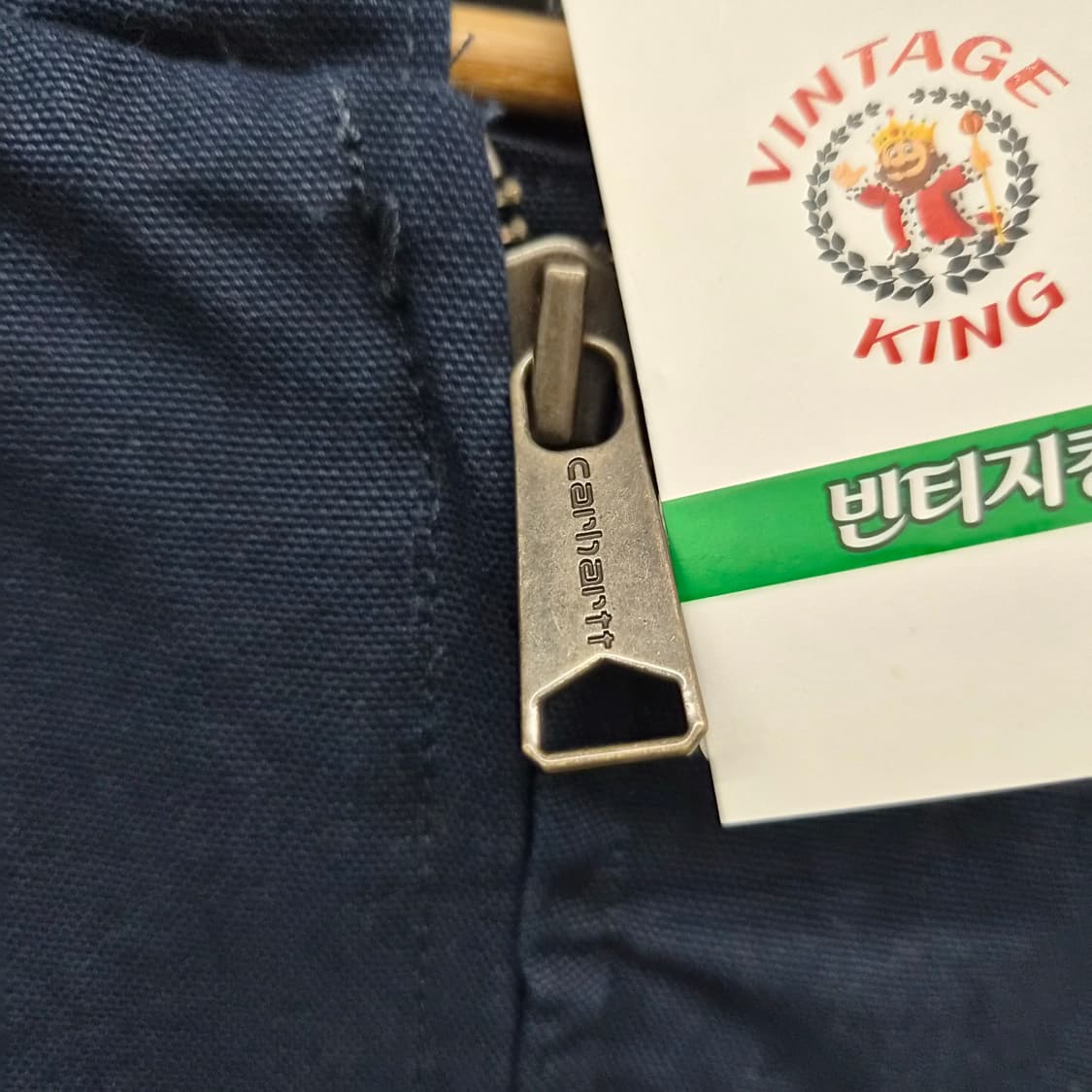 칼하트 네이비 액티브 후드 자켓 남녀공용 M 상품이미지3