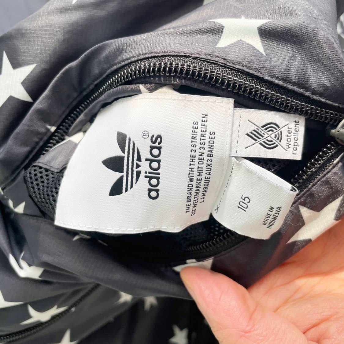 B1 아디다스 빈티지 별 스타 리버서블 바람막이 자켓 XL사이즈 상품이미지5