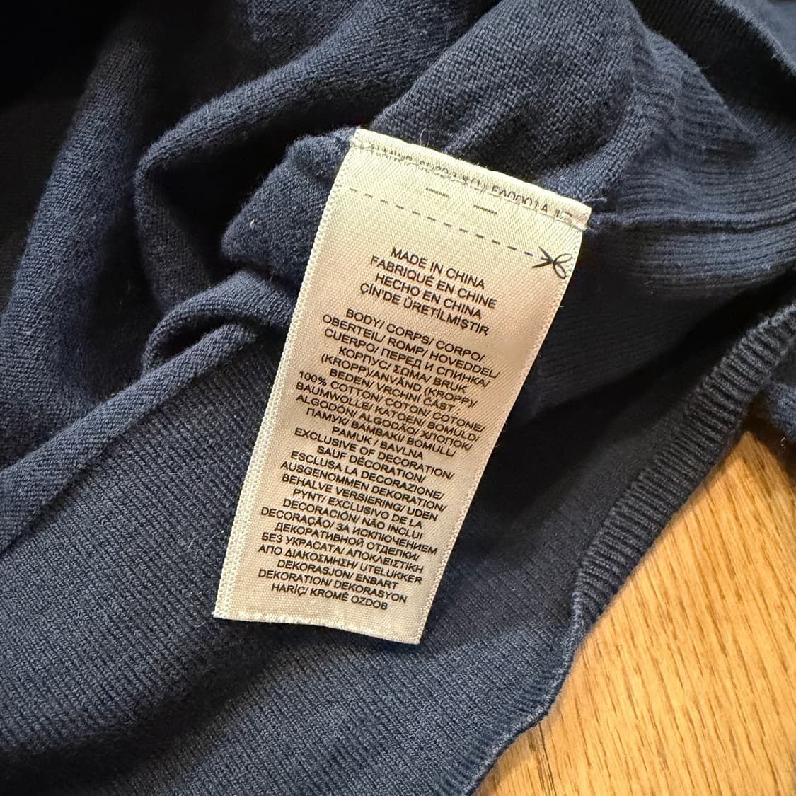 폴로 랄프로렌 피마 코튼 네이비 라운드 가디건 상품이미지4