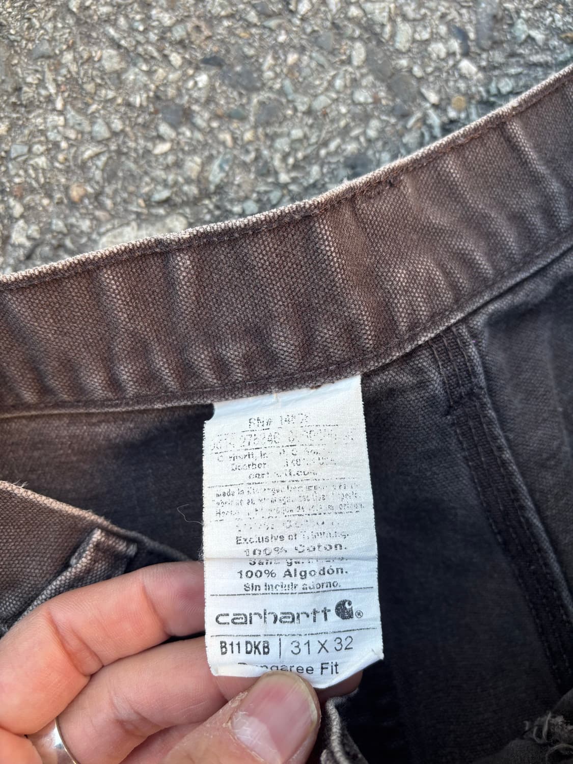 칼하트 싱글니 b11 카펜터 팬츠 상품이미지8