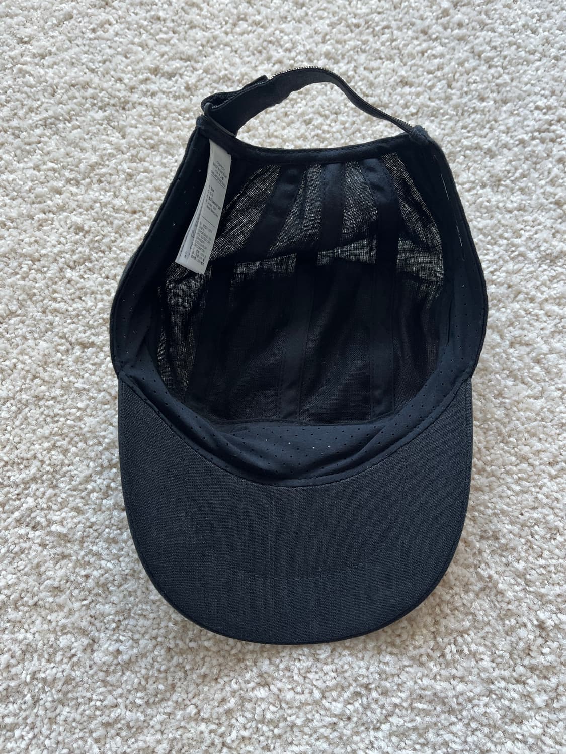 나이키 x 스투시 린넨 러닝 캡 블랙 상품이미지8