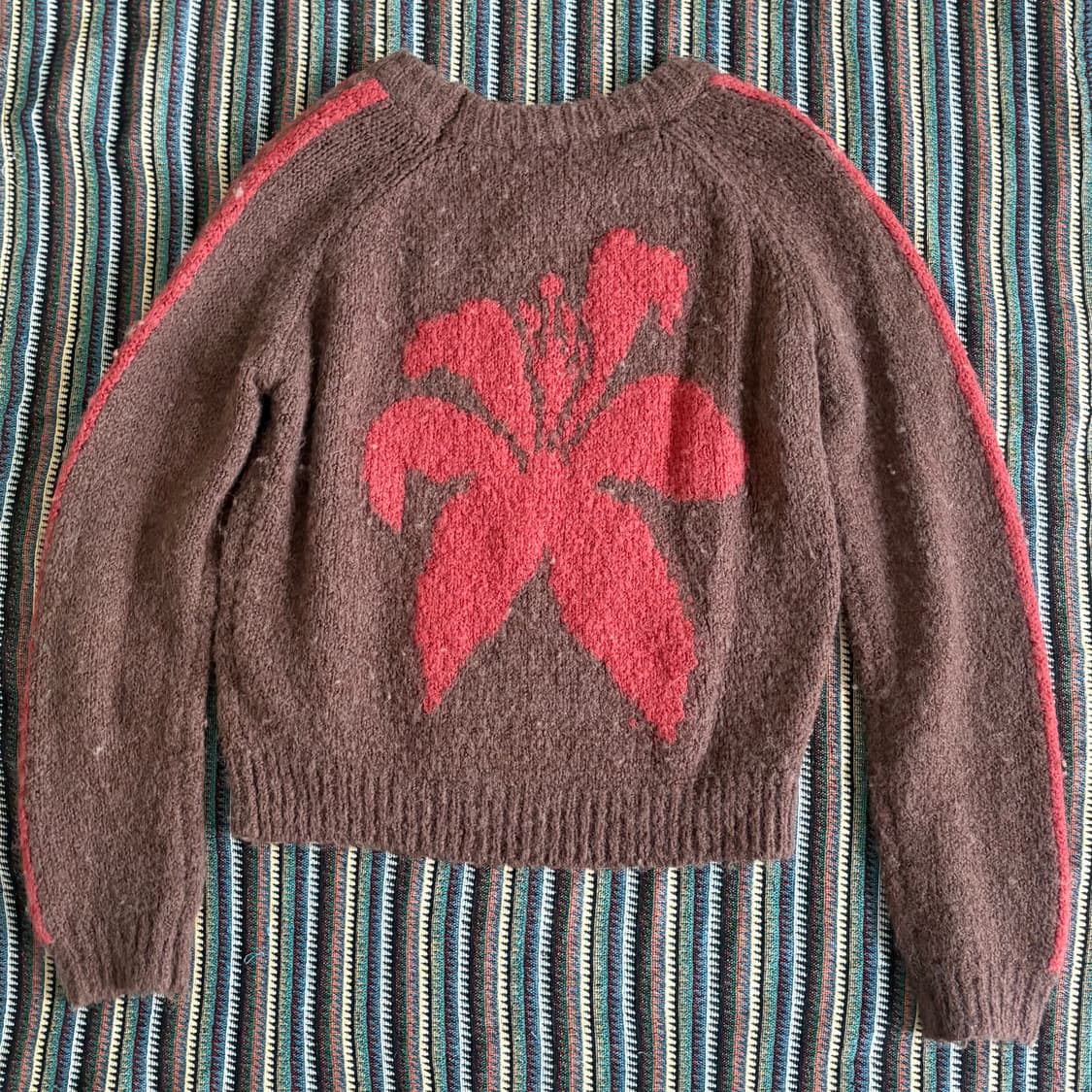 파르티멘토 우먼 릴리 부클 니트 브라운 상품이미지1