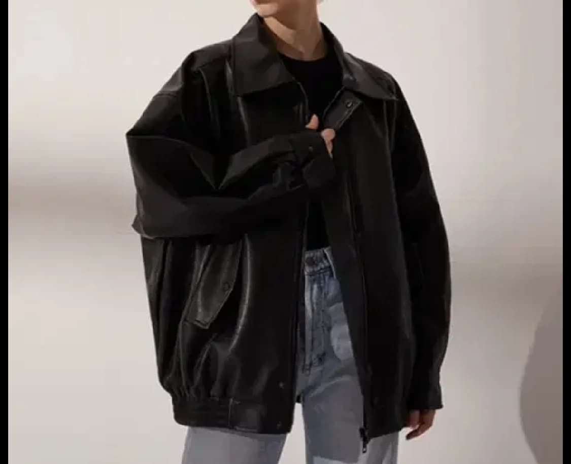 레이디볼륨 페이크레더 자켓 Free _ 여성 상품이미지1