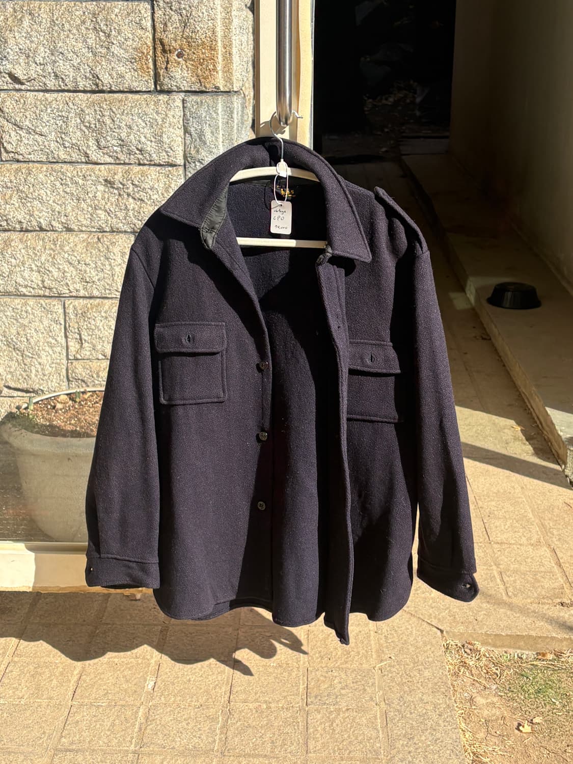 빈티지 US navy CPO 셔츠 상품이미지1