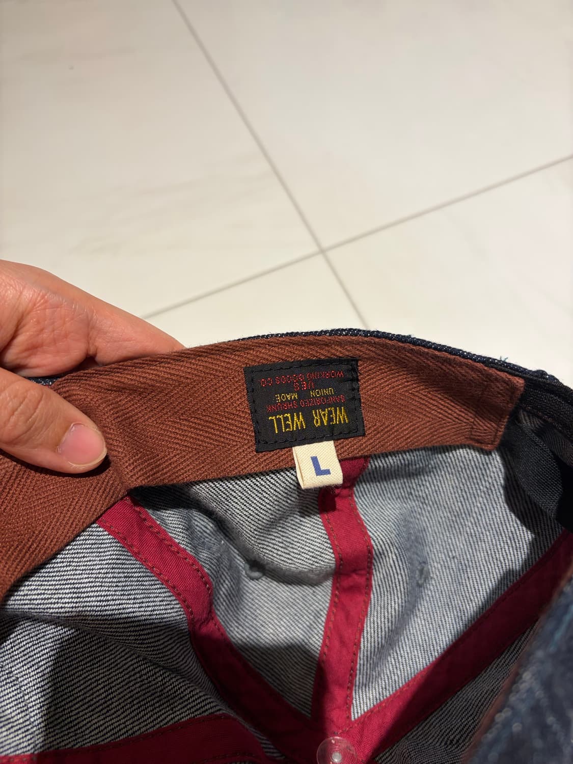 UES 데님 볼캡 상품이미지3