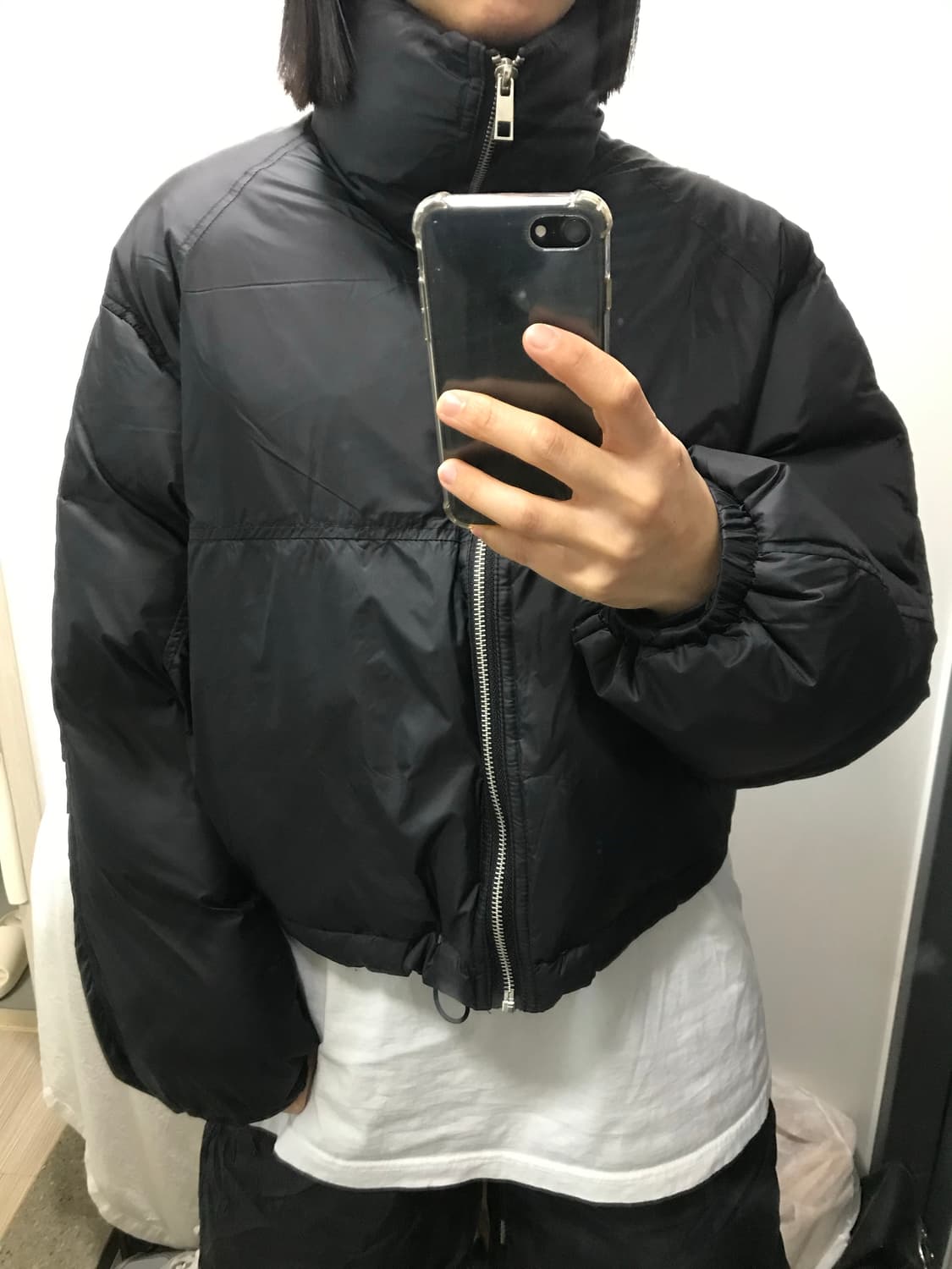 빈티지 덕다운100 숏패딩 상품이미지1