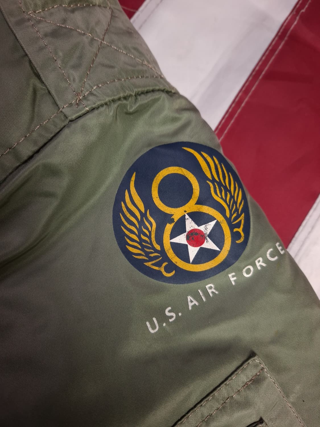 특A 빈티지 밀리터리 미공군 TYPE 항공자켓 상품이미지3