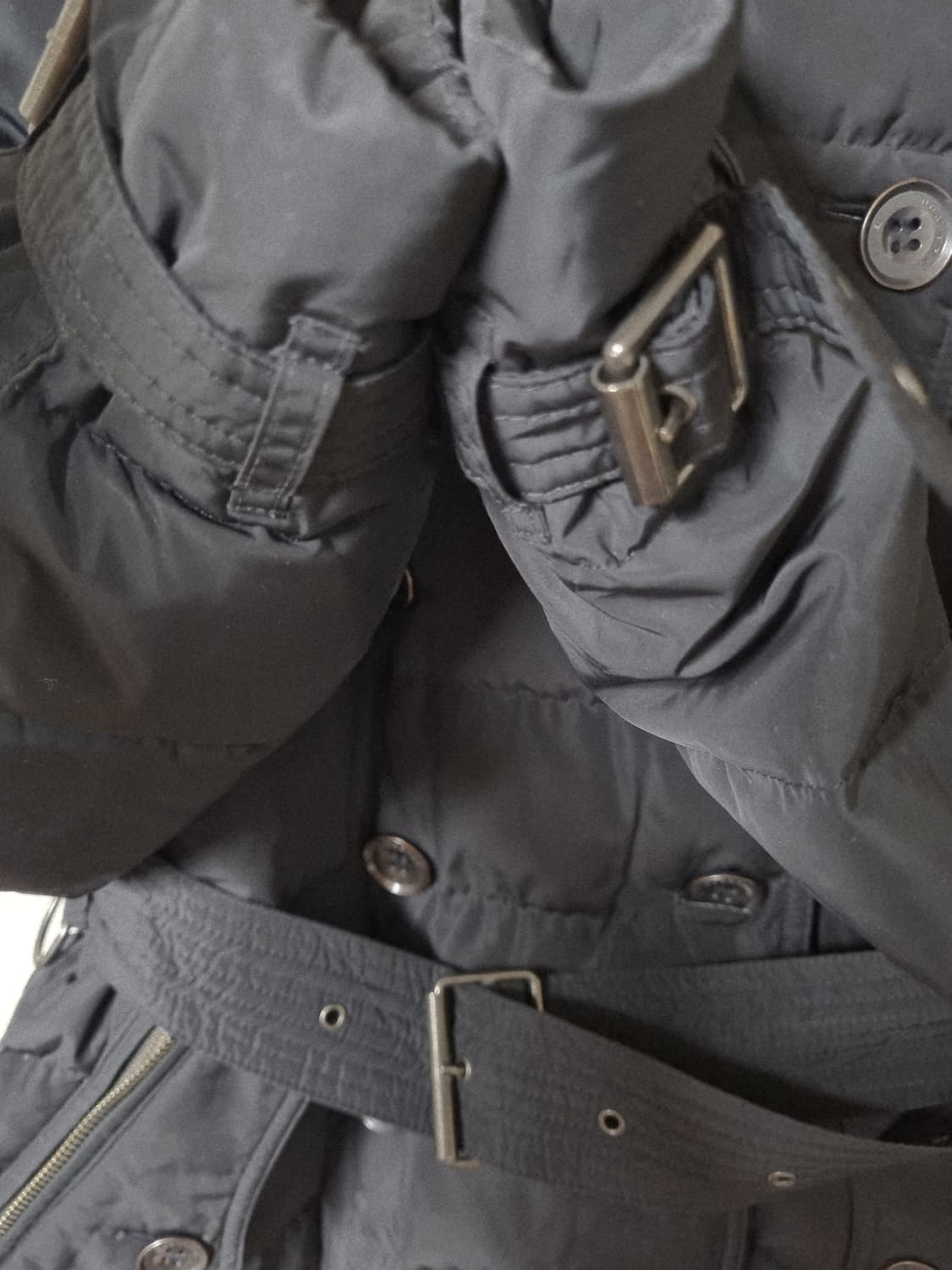 정품)  버버리 브릿  폭스퍼  구스다운 자켓  상품이미지4