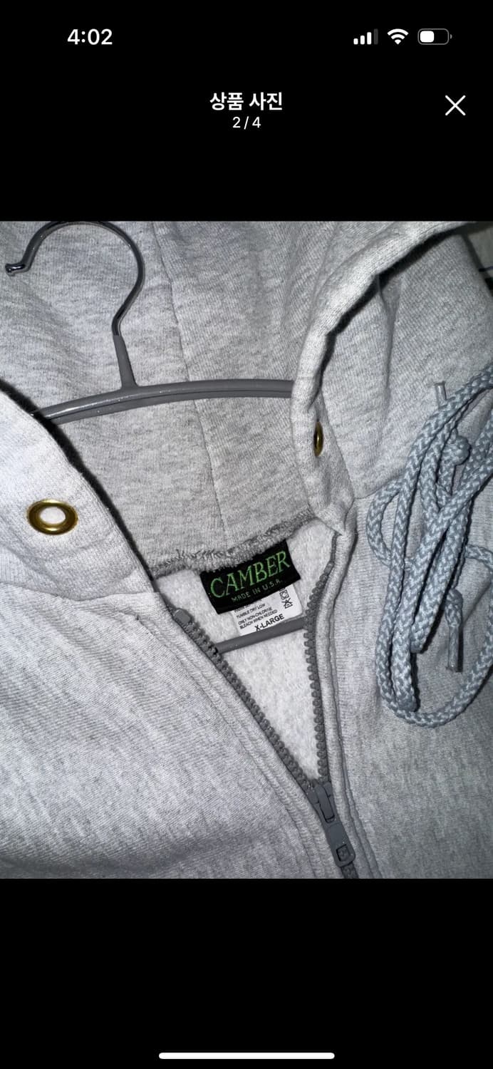 캠버 후디 집업 상품이미지2