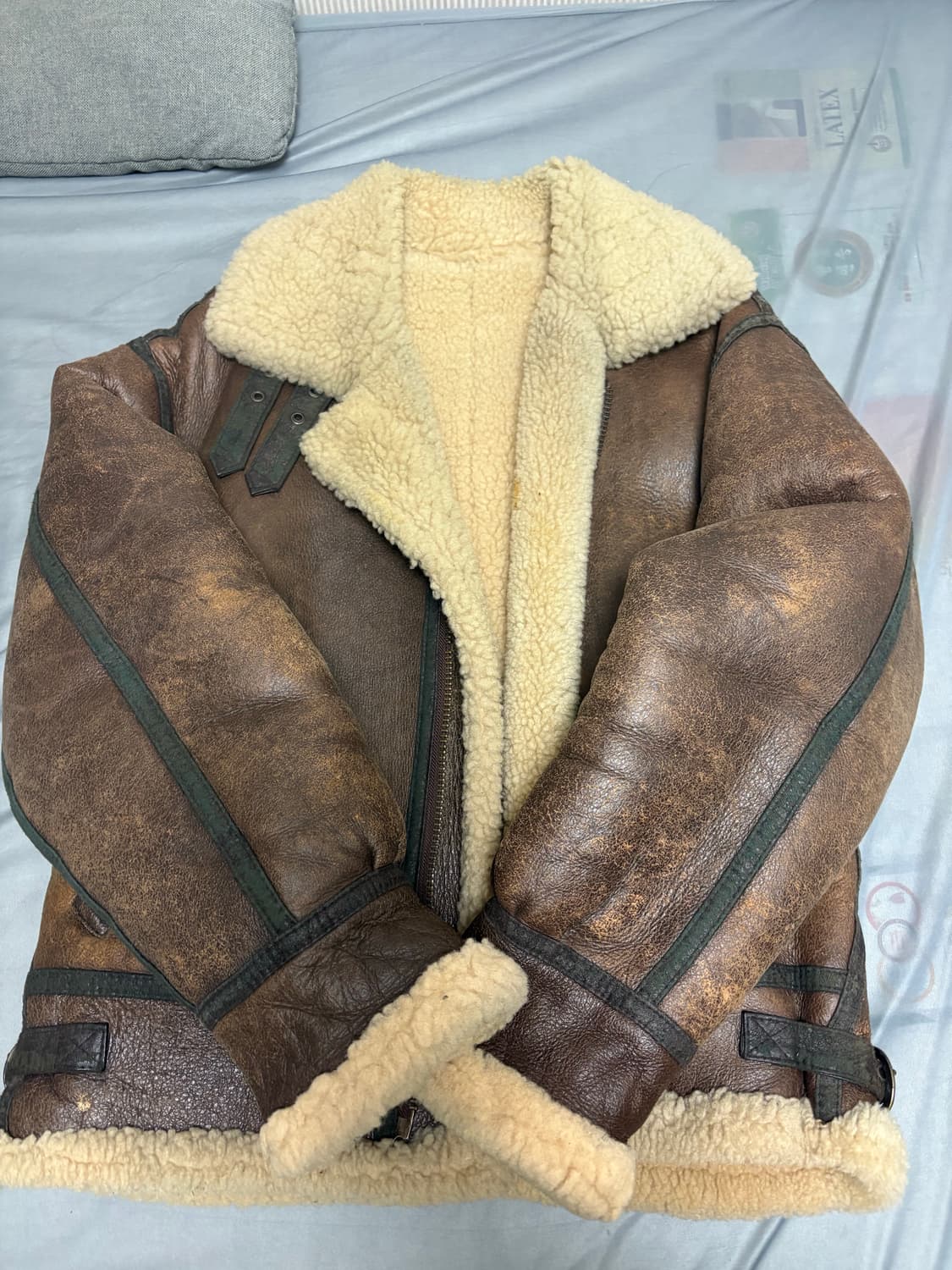 빈티지 B-3 무스탕 자켓 L 상품이미지1