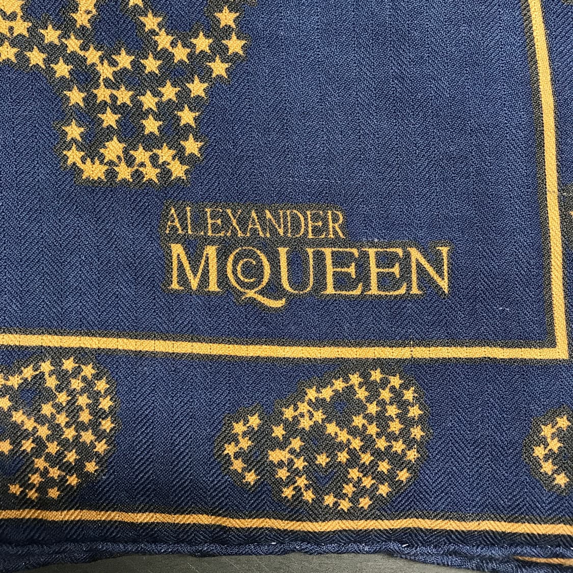 알렉산더 맥퀸 실크 혼방 스카프 상품이미지4