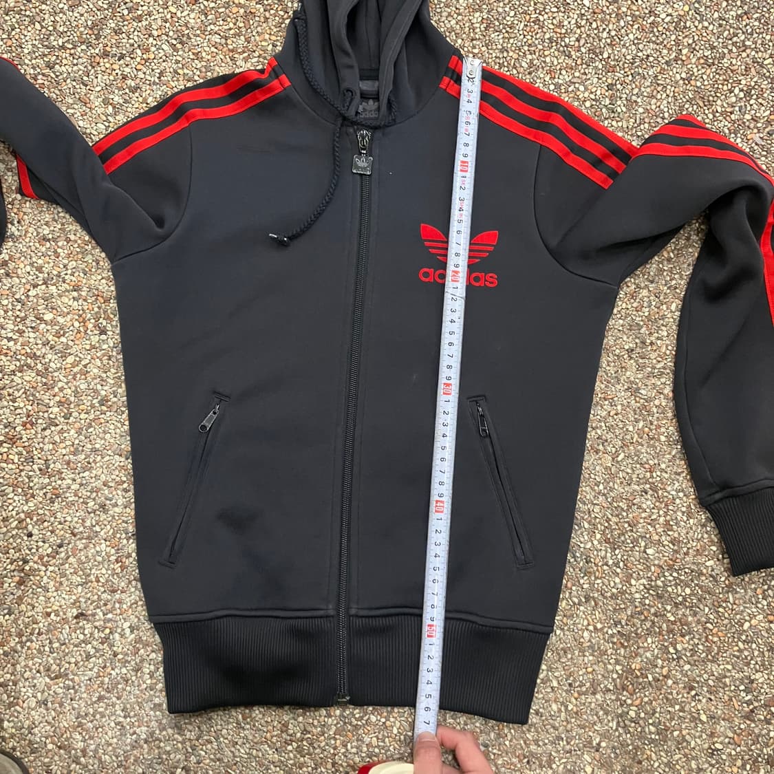 116 아디다스 플락 후드집업 검빨 상품이미지7