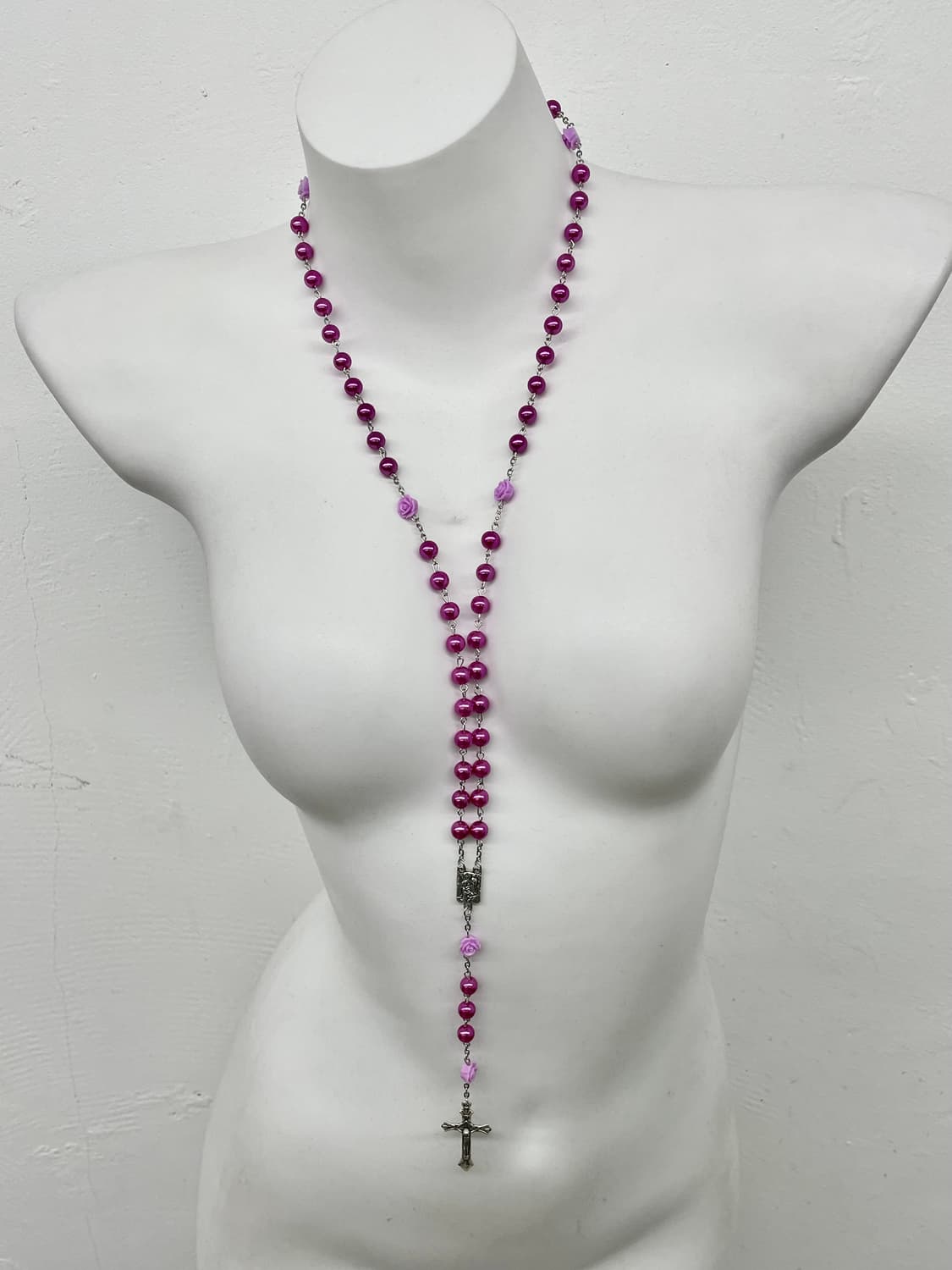 로즈 로자리오 네크리스 상품이미지1