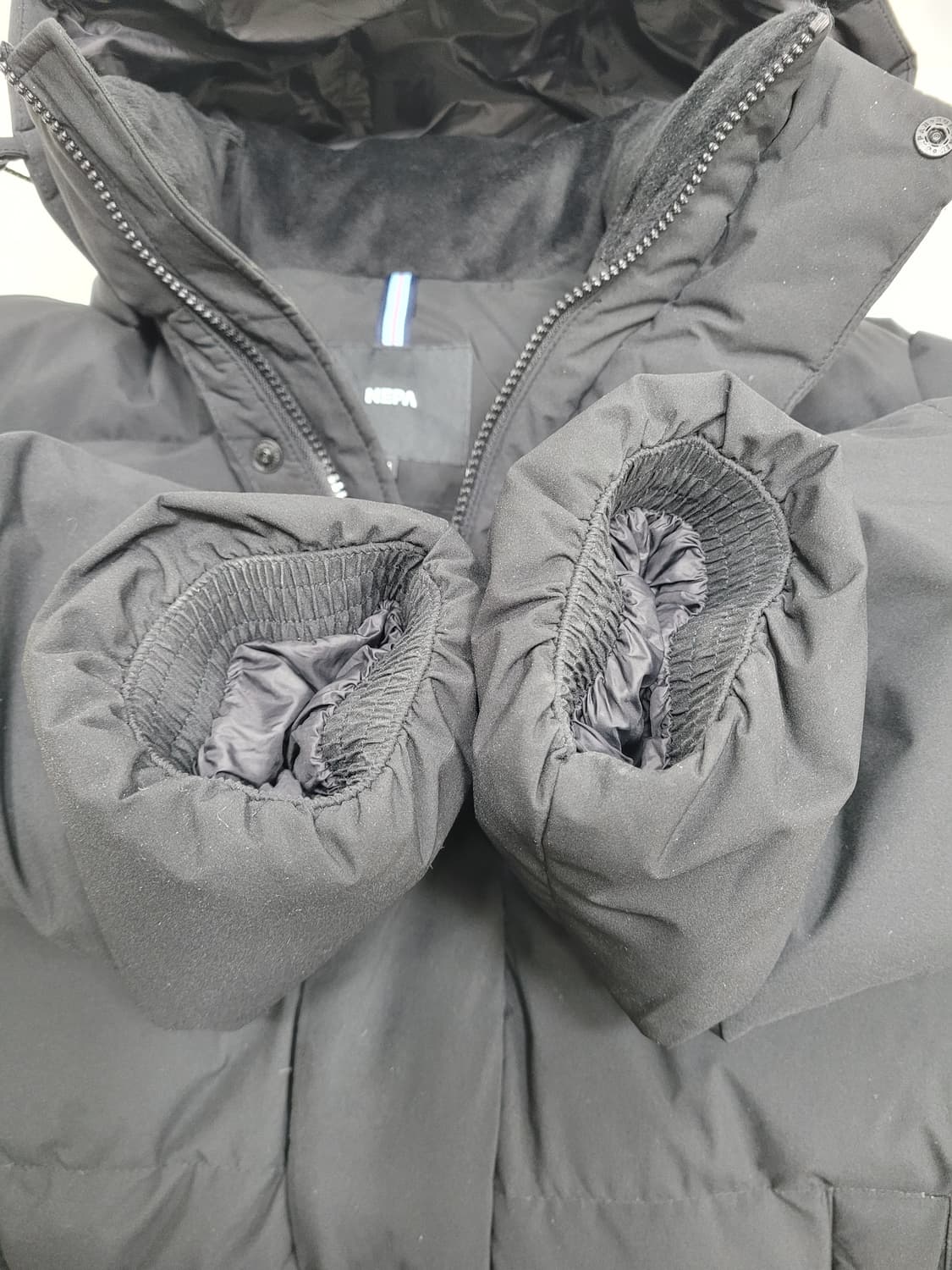 NEPA 24FW 네파 블랙 아웃도어 푸퍼 다운 패딩 / 남 95 블랙
 상품이미지7