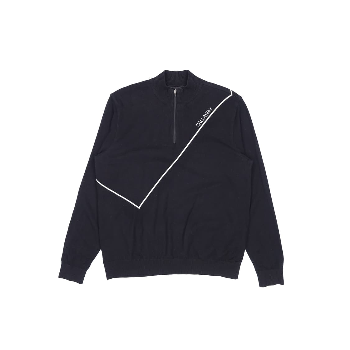 [105] 신형 캘러웨이 남성 골프 블랙 반집업 방풍 니트 N7106 상품이미지1