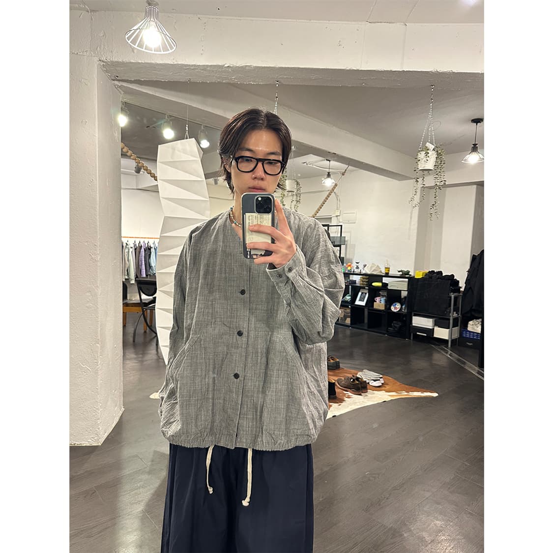 얀얀반에쉐 카라리스 오버사이즈 셔츠 상품이미지4