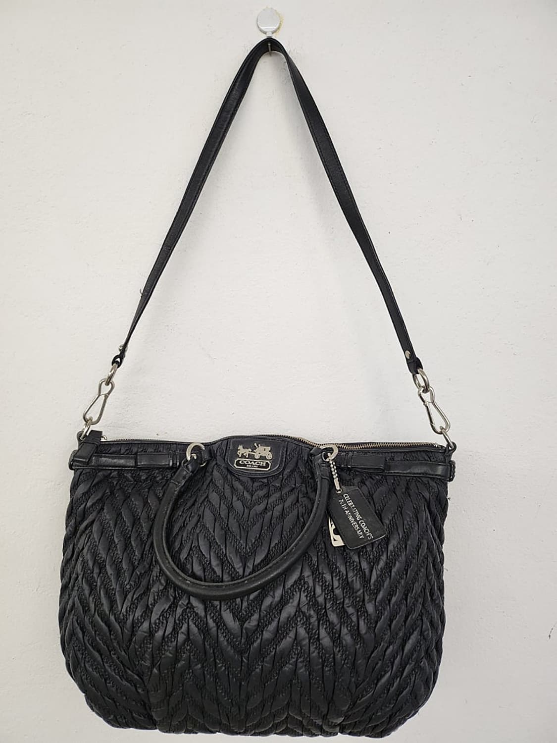 코치 메디슨 퀼티트 차브론 토트백 상품이미지1