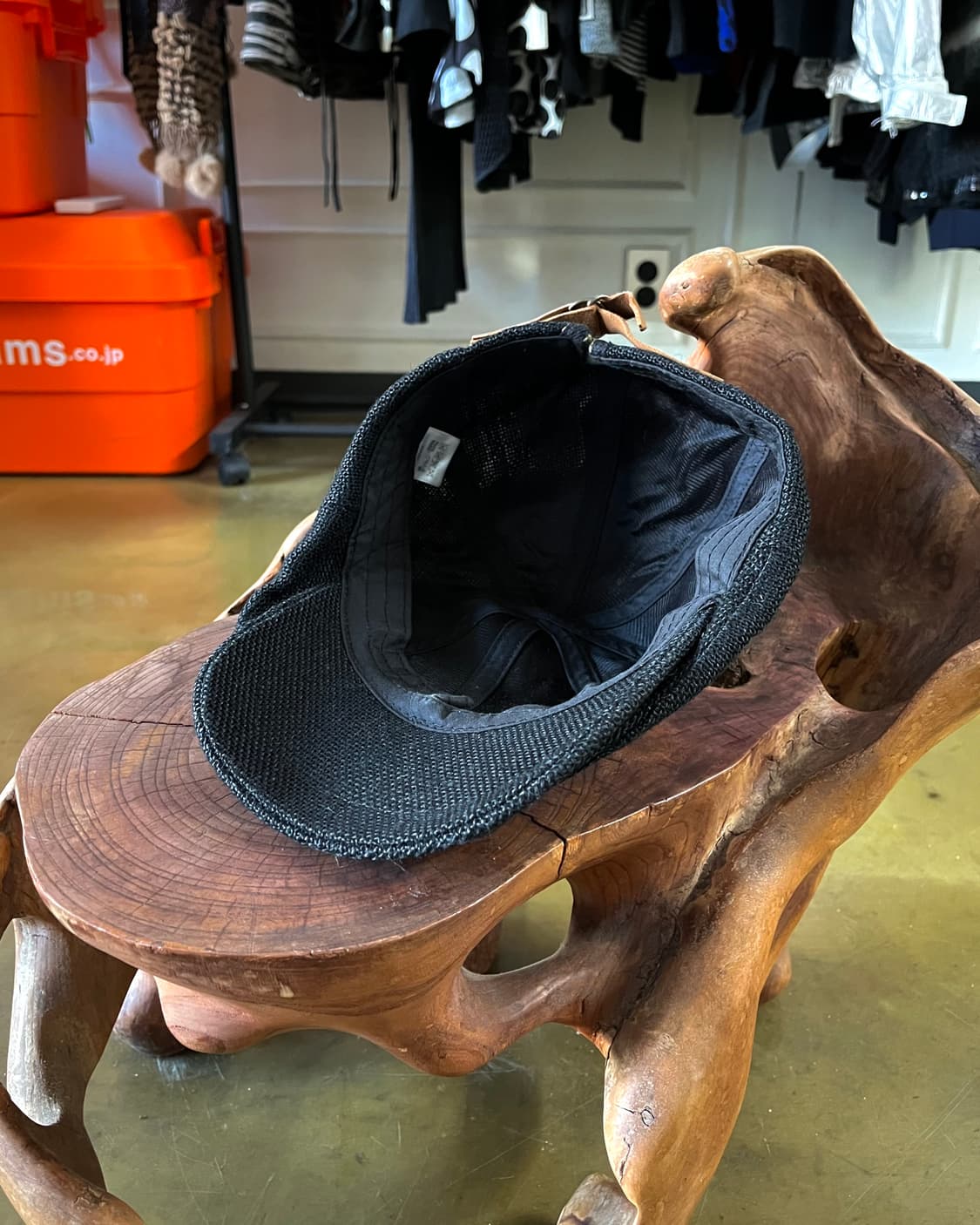 Jpn Vintage 8-Panel Black Hunting Cap 상품이미지9