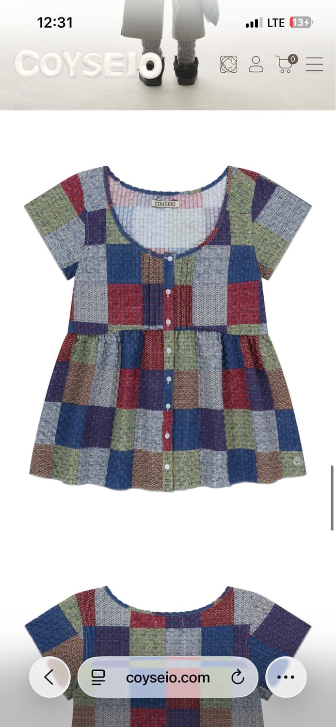 코이세이오 핀턱블라우스멀티 상품이미지1