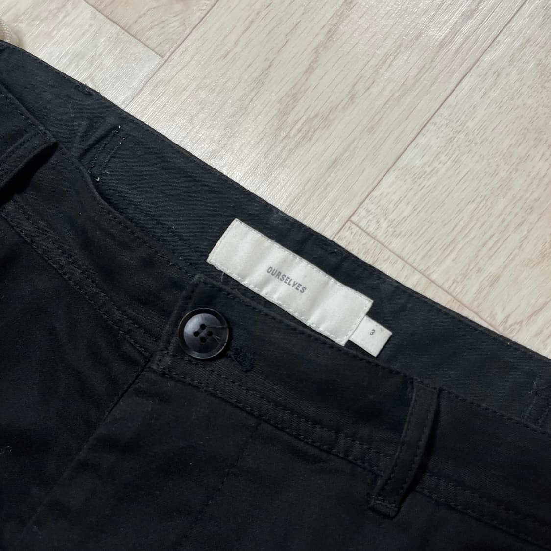 [3] 아워셀브스 백사틴 bdu 팬츠 블랙 ourselves 상품이미지3