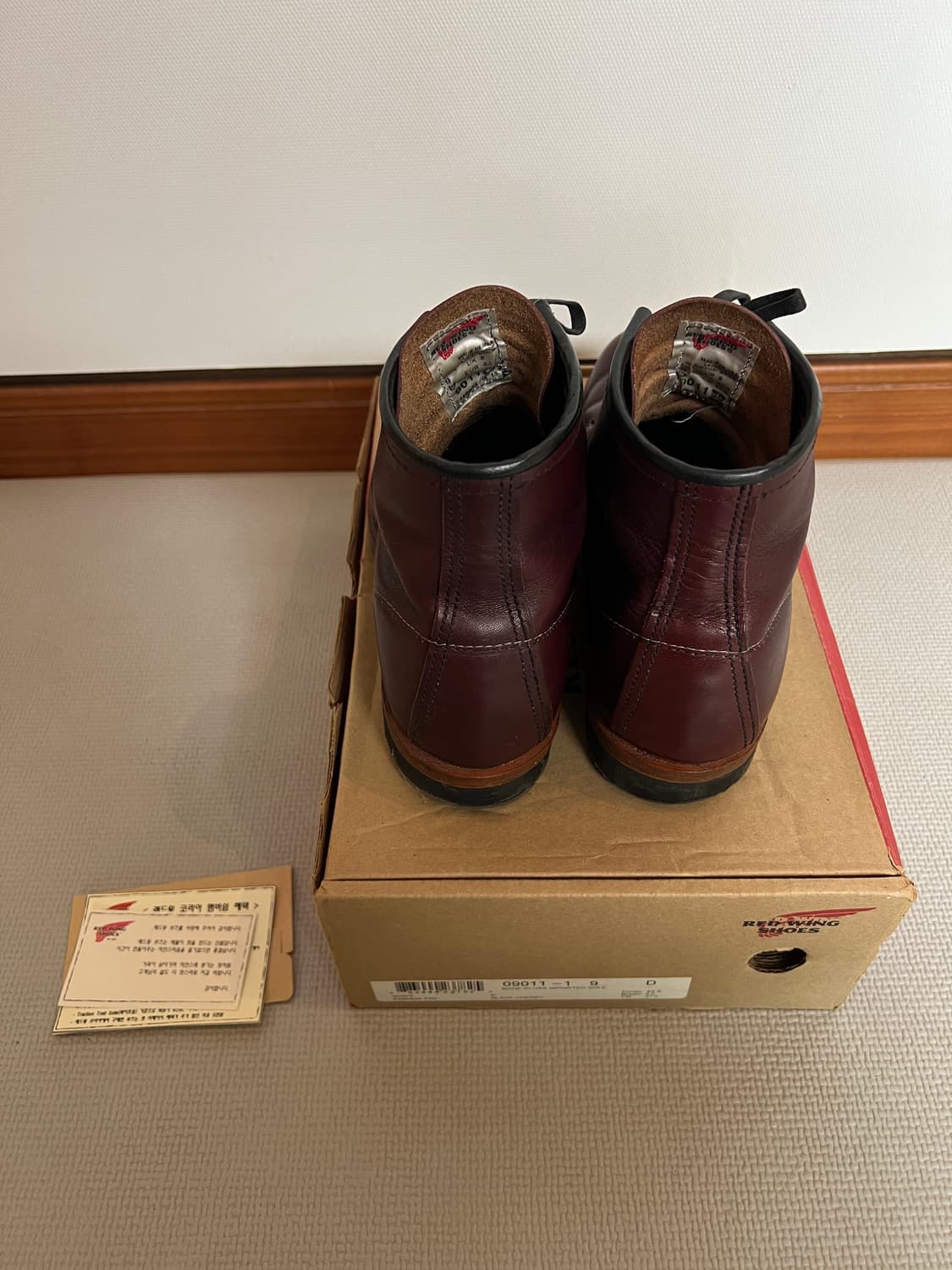 무료배송 - Made in USA 레드윙 벡맨 9011(블랙체리) 270 상품이미지3