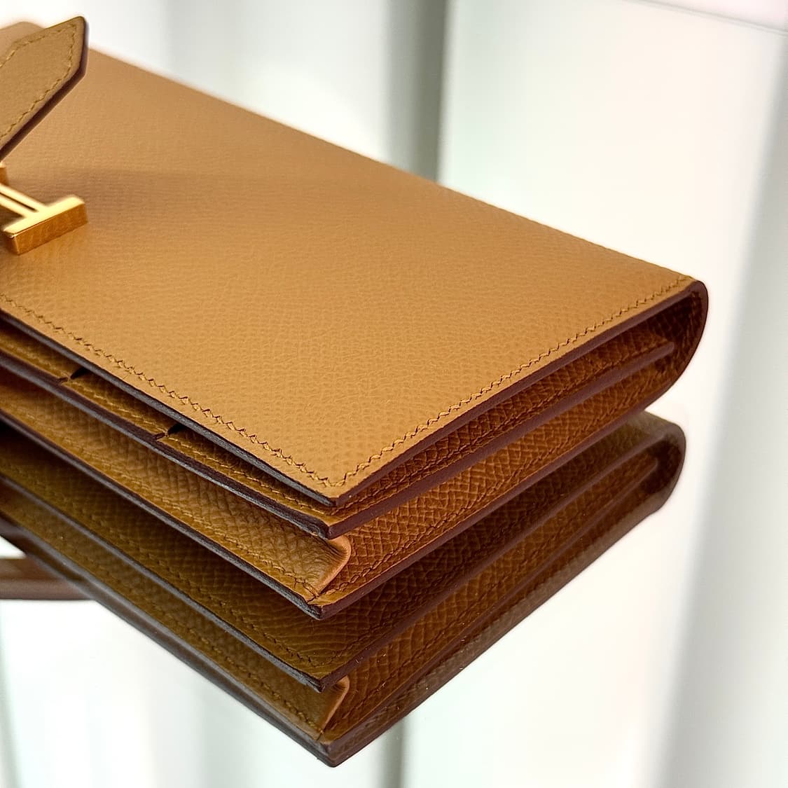 [정품] 에르메스 베안 장지갑 앱송 & 골드  상품이미지6