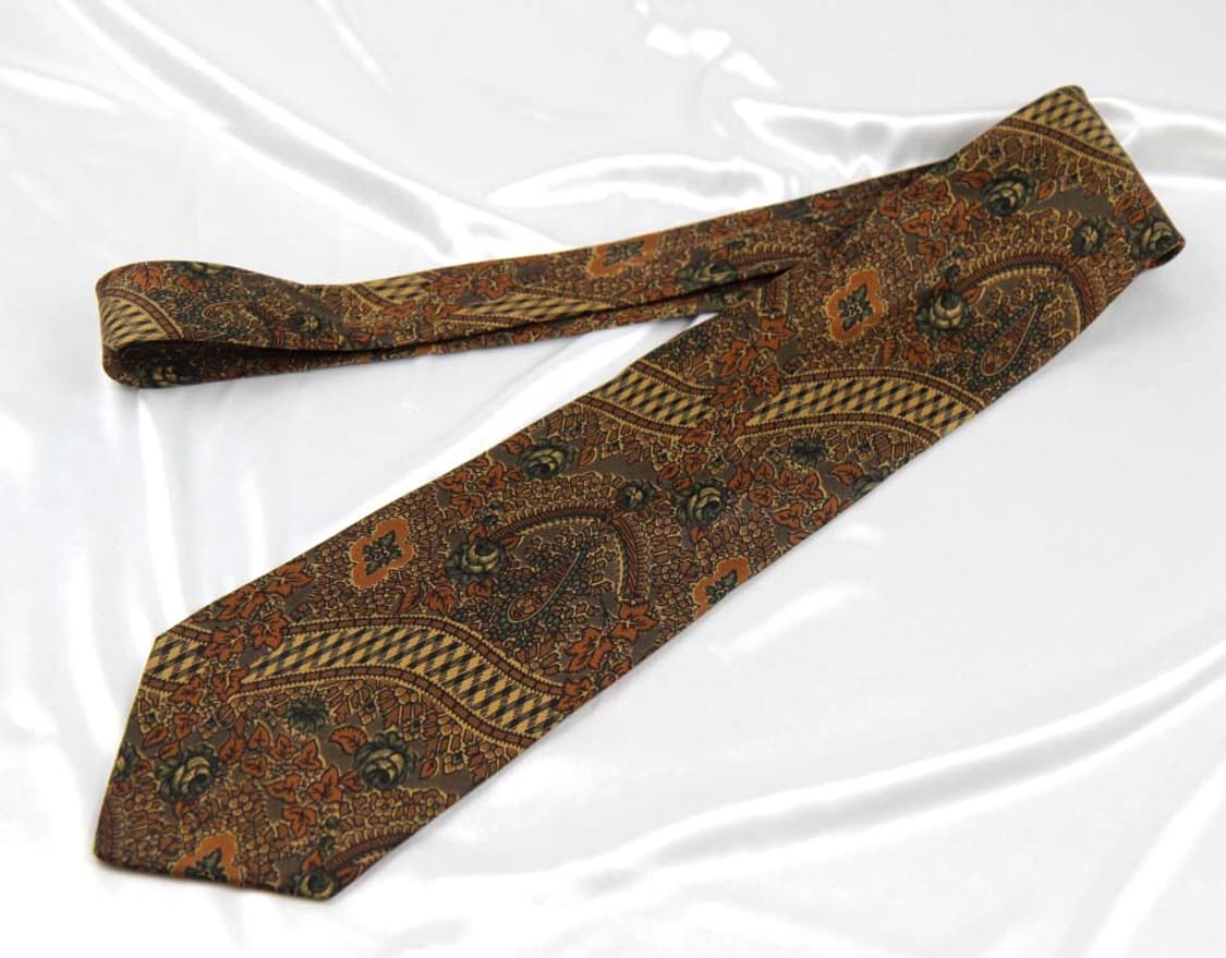 마리오 발렌티노 9.2cm A등급 페이즐리 남자 명품 넥타이 상품이미지2