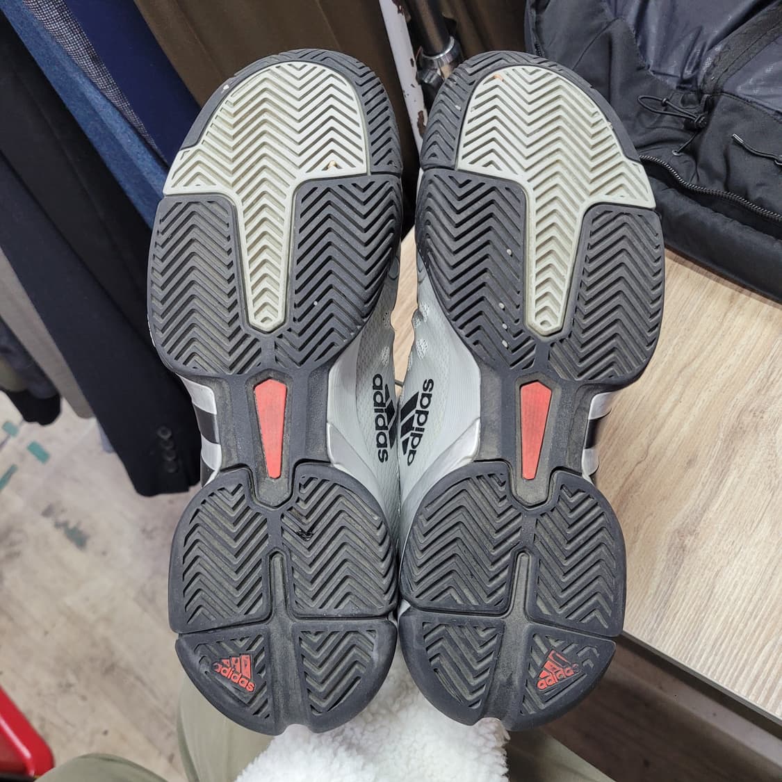 Adidas 아디다스 바리케이드 테니스화 회색 운동화 상품이미지6