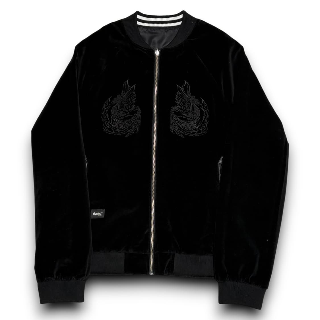 Vintage 빅사이즈 호랑이 자수 리버시블 스카잔 점퍼 상품이미지3