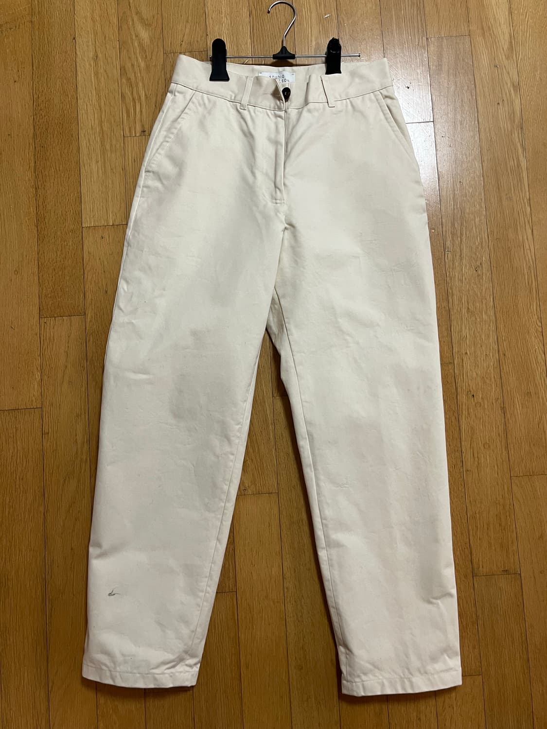 (한번 착용) 스튜디오 니콜슨 Meavy 아이보리 팬츠 상품이미지1