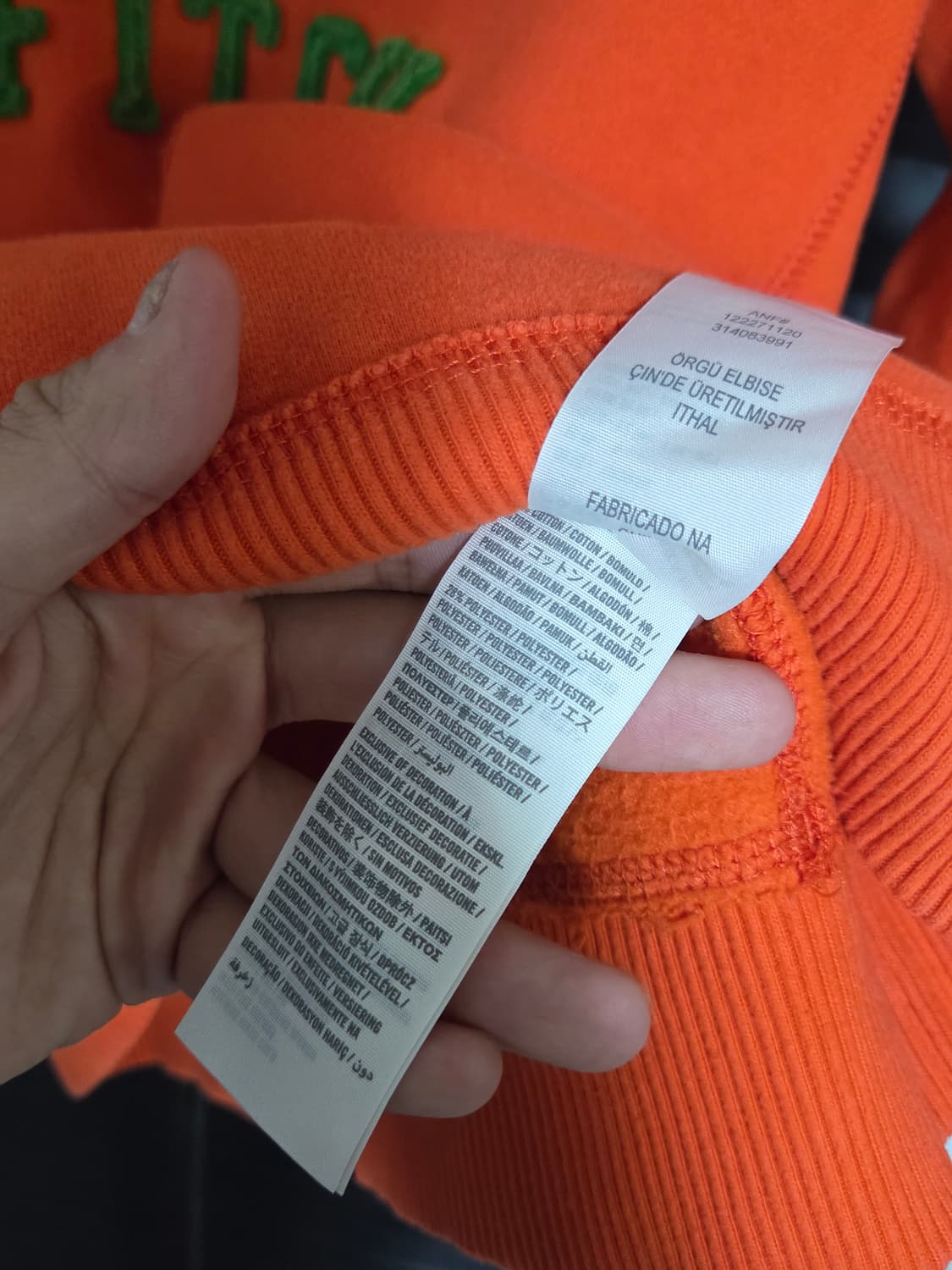 [아베크롬비 앤 피치] 아플리케 로고 후드티 | 00056 상품이미지4