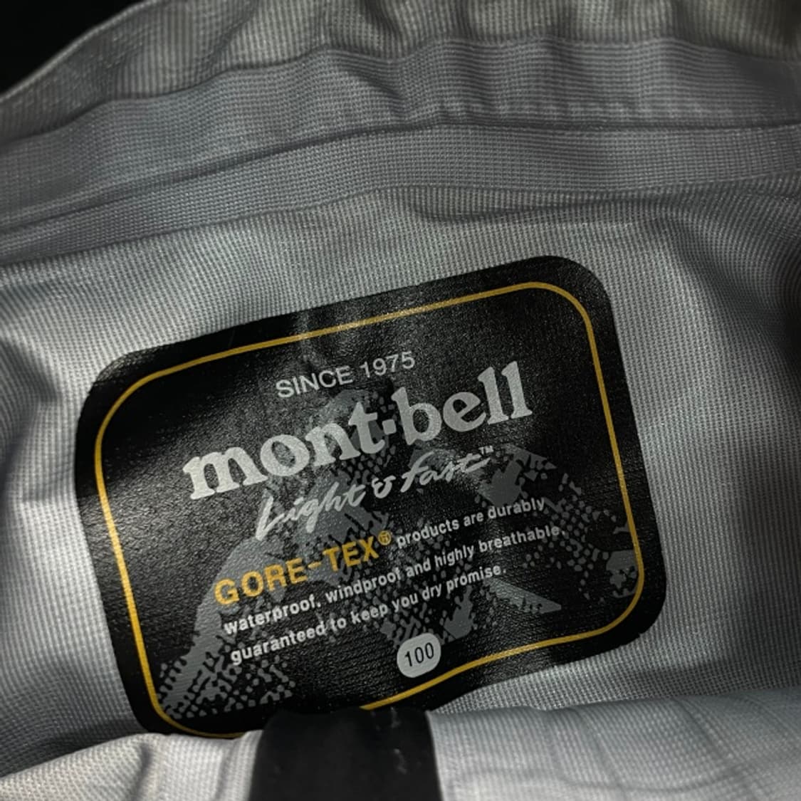 100 몽벨 고어텍스 바람막이 상품이미지3
