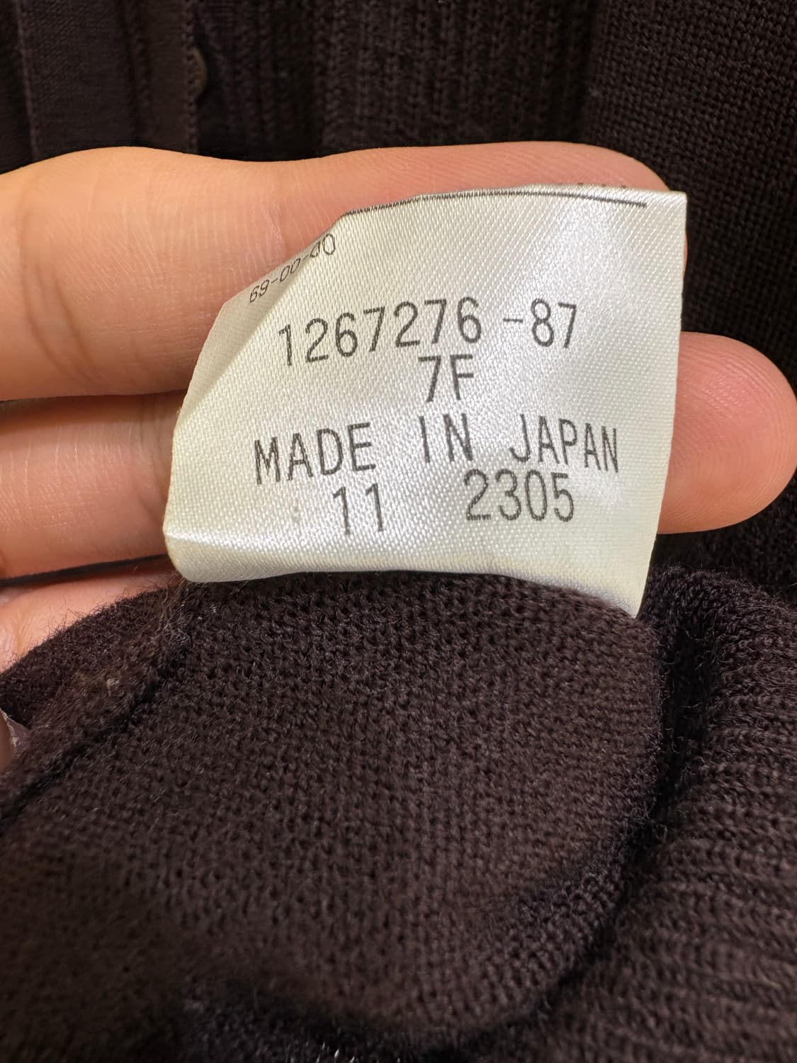 AQUASCUTUM (Made in Japan) 니트 상품이미지8