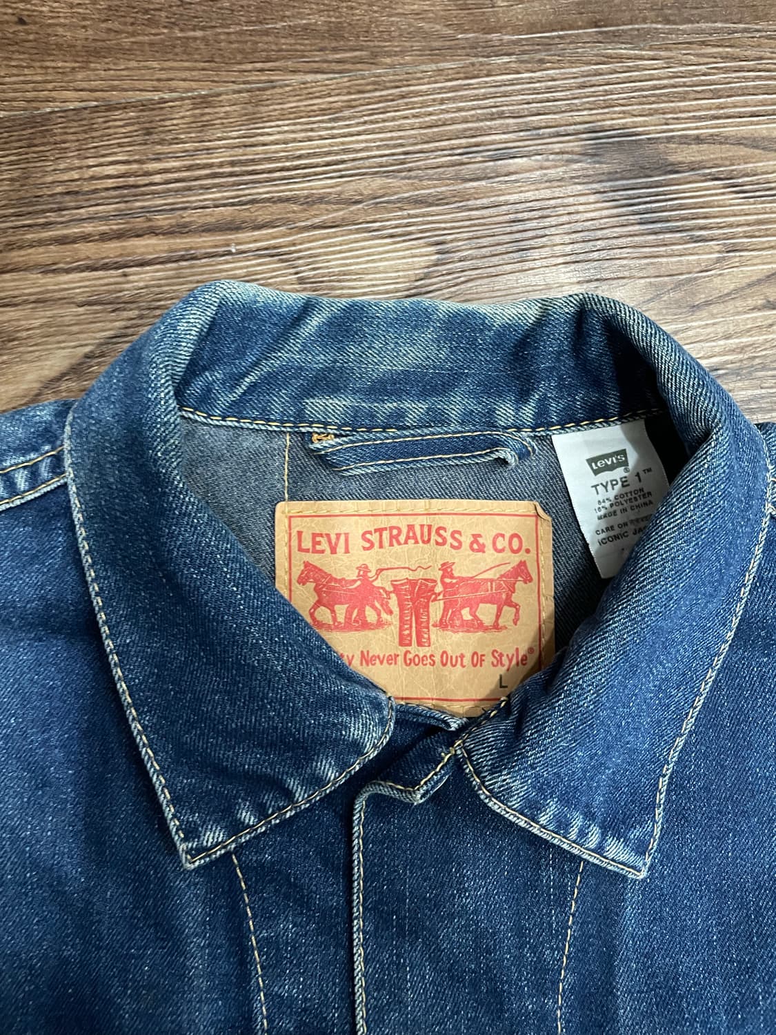 리바이스 타입원 TYPE1 트러커 데님 자켓 상품이미지7