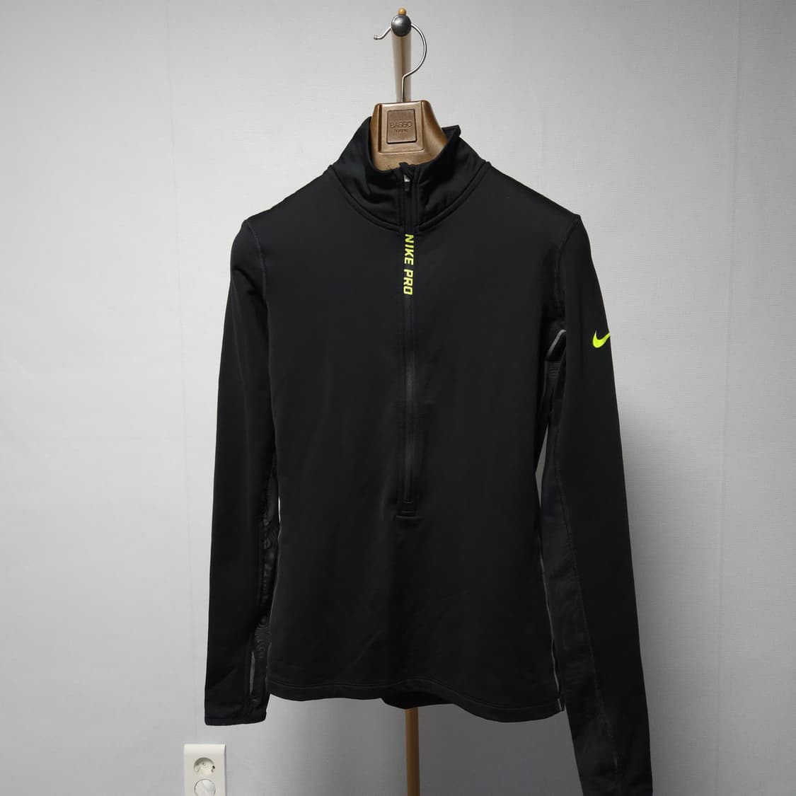 L ) 나이키 프로 여성 긴팔 집업 런닝 티셔츠 상품이미지1